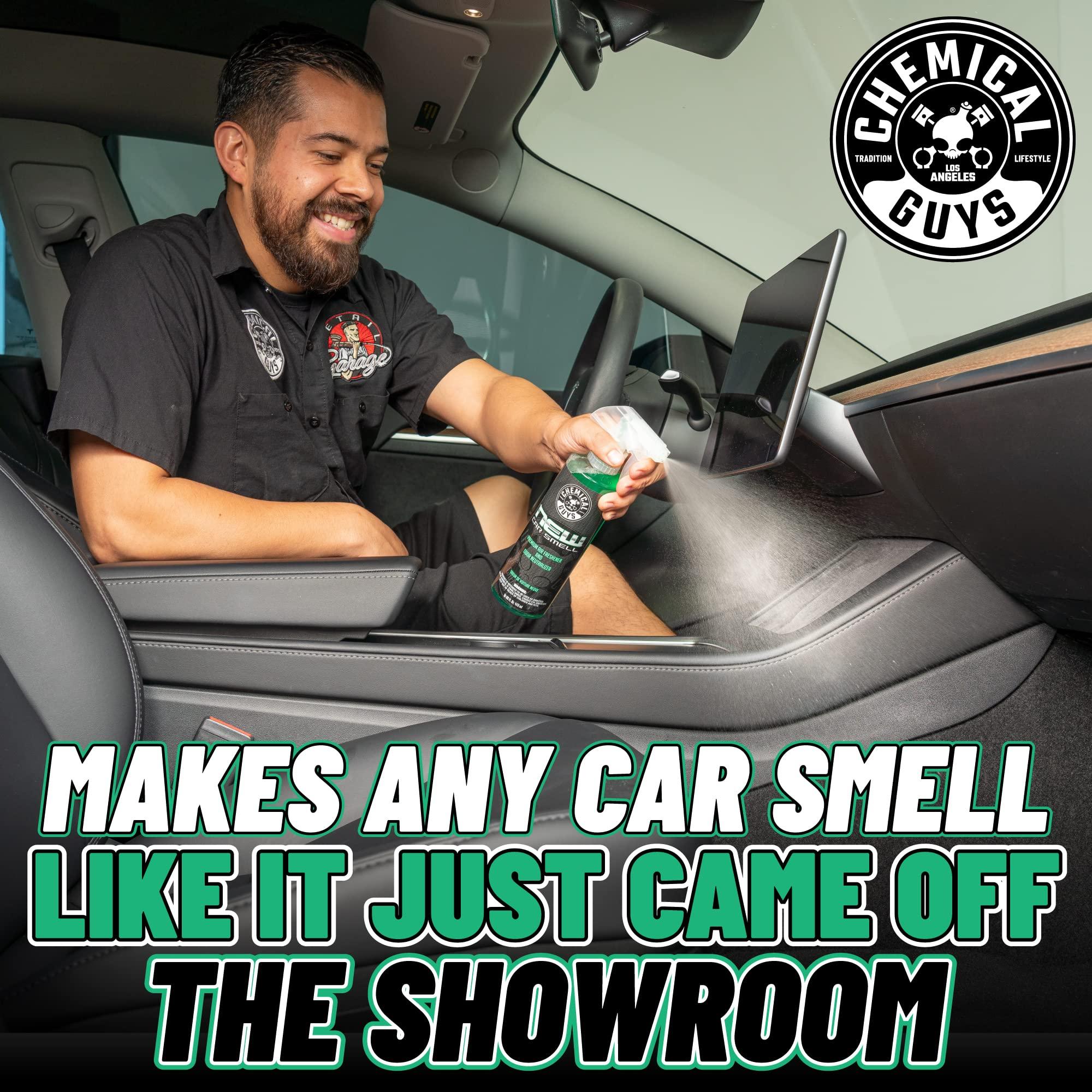 Chemical Guys AIR_101_16 New Car Smell Premium Air Freshener and Odor Eliminator, Long-Lasting Scent, Great for Cars, Trucks, SUVs, RVs & More, 16 fl oz - Image 5