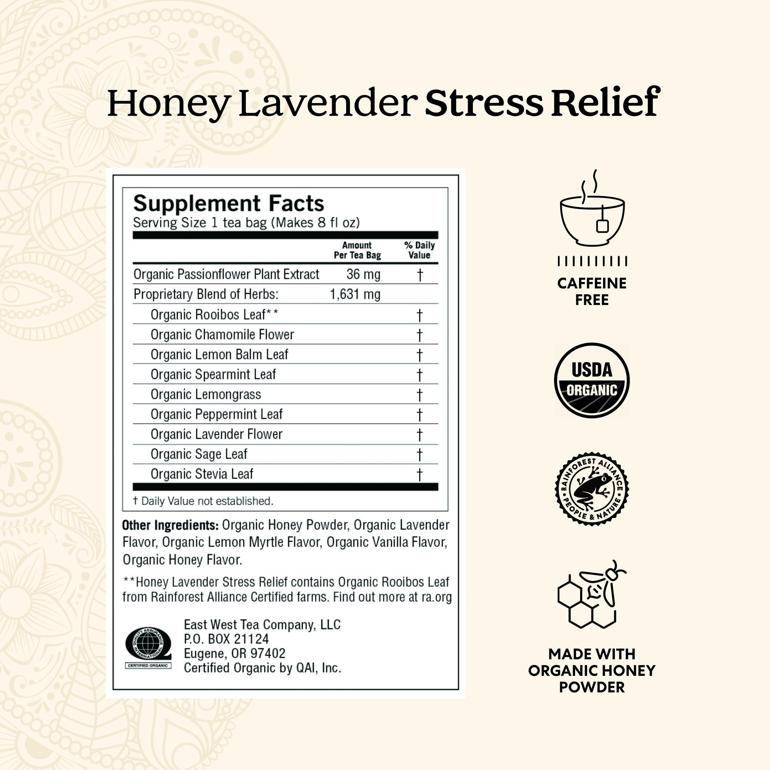 Yogi Tea Relaxation & Stress Relief Variety Pack - 16 Tea Bags per Pack (3 Packs) - Relaxing Tea Sampler - Includes Honey Lavender Stress Relief, Bedtime Tea & Comforting Chamomile - Image 2
