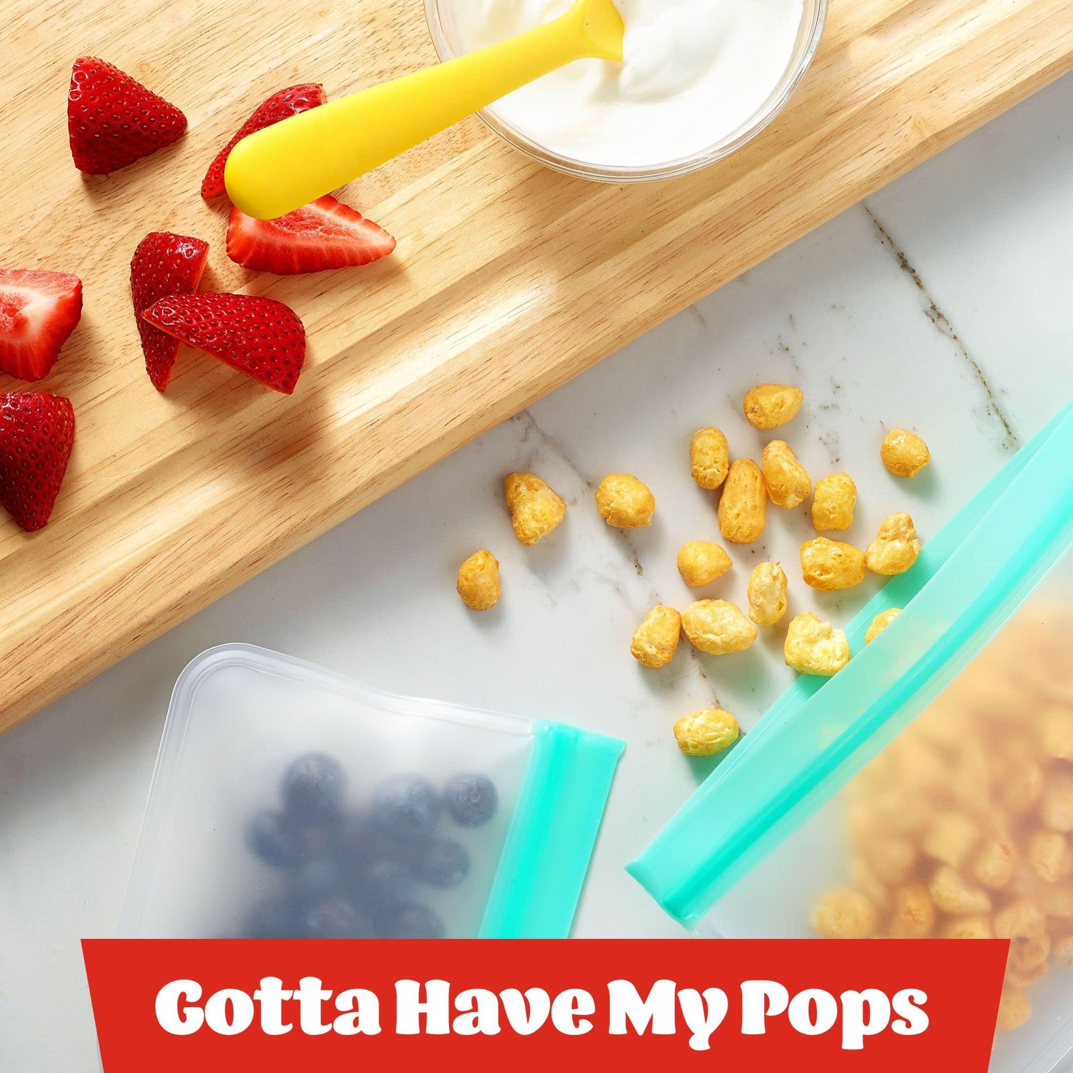 Kellogg's Corn Pops Breakfast Cereal, 8 Vitamins and Minerals, Kids Snacks, Giant Size, Original, 22.6oz Box (1 Box) - Image 4