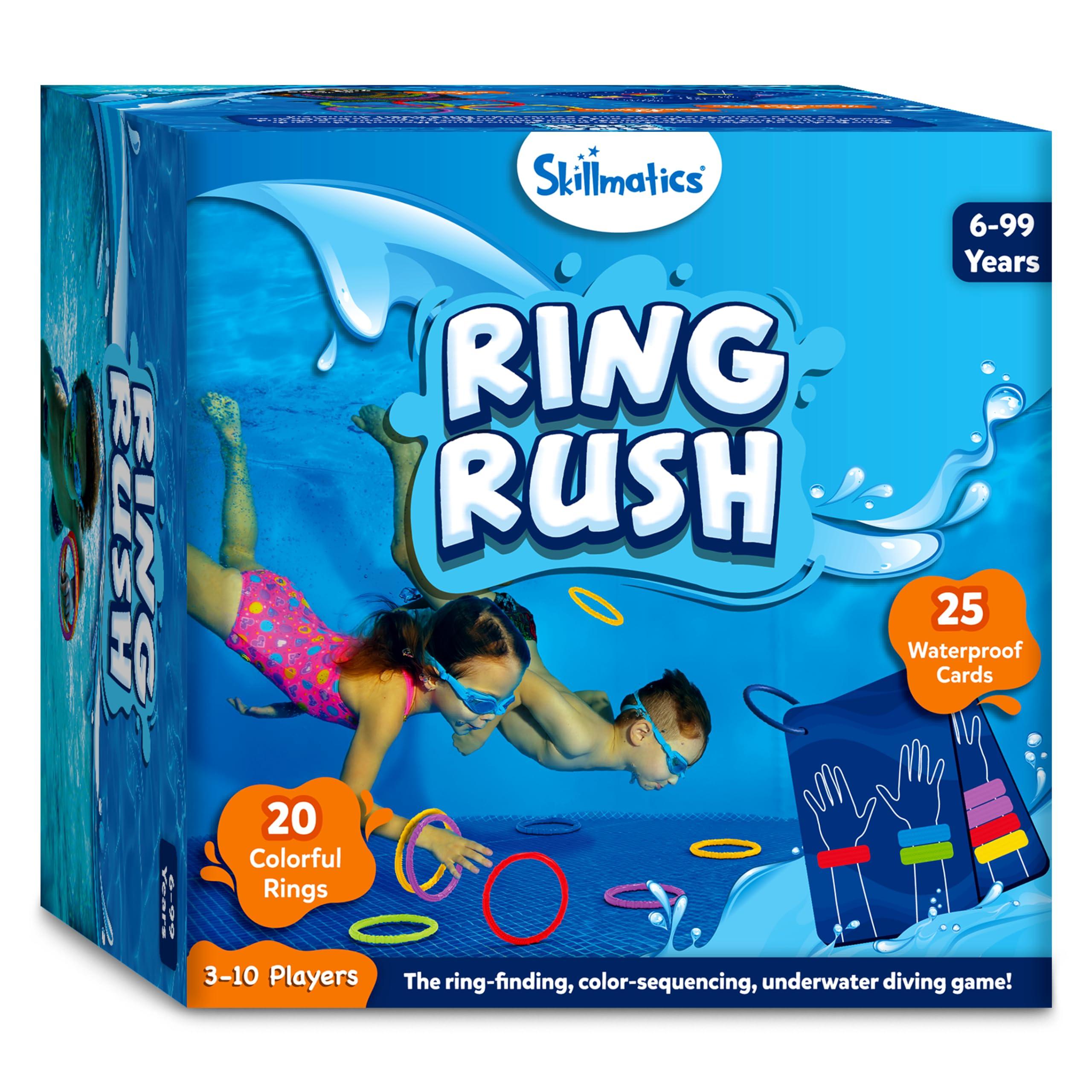 Skillmatics Ring Rush Diving Toys - Underwater Search and Find Game for Summer Fun, Swimming Pool Toys, Gifts for Kids, Boys, Girls Ages 6, 7, 8, 9 & Up - Image 8