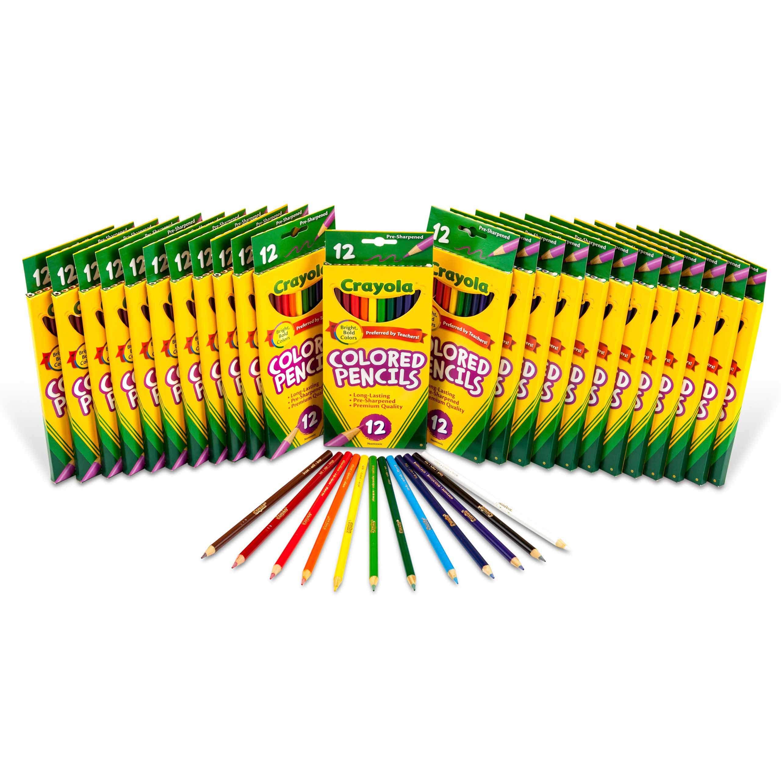 Crayola Bulk Colored Pencils for Kids (24pk), Essential Back to School Supplies For Teachers, Bulk Preschool & Kindergarten Classroom Must Haves, 12 Colors - Image 3