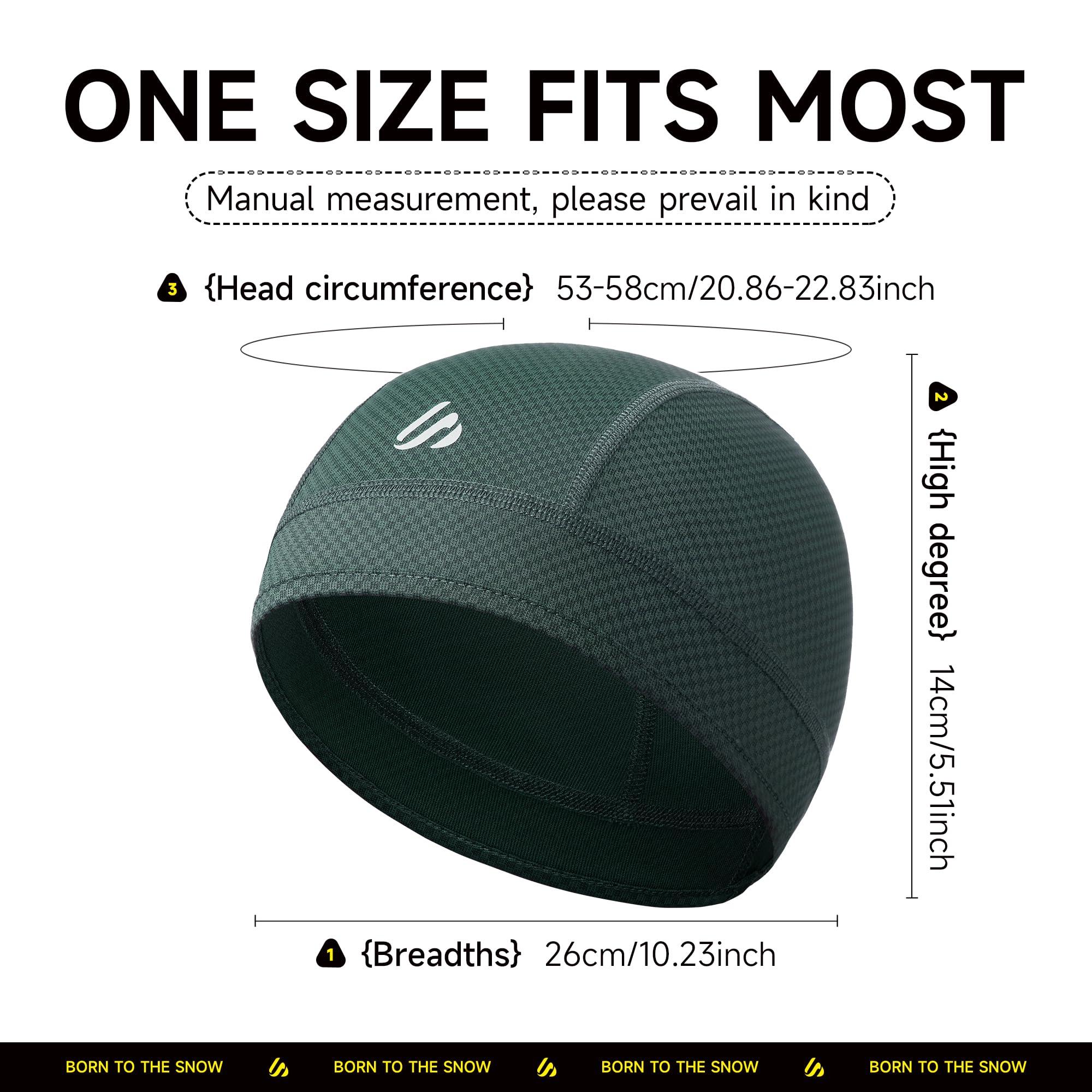 3 Pieces Skull Cap Helmet Liner, Cooling Hat Welding Cycling Beanies Head wrap for Men Women Hard Hat Durags - Image 5