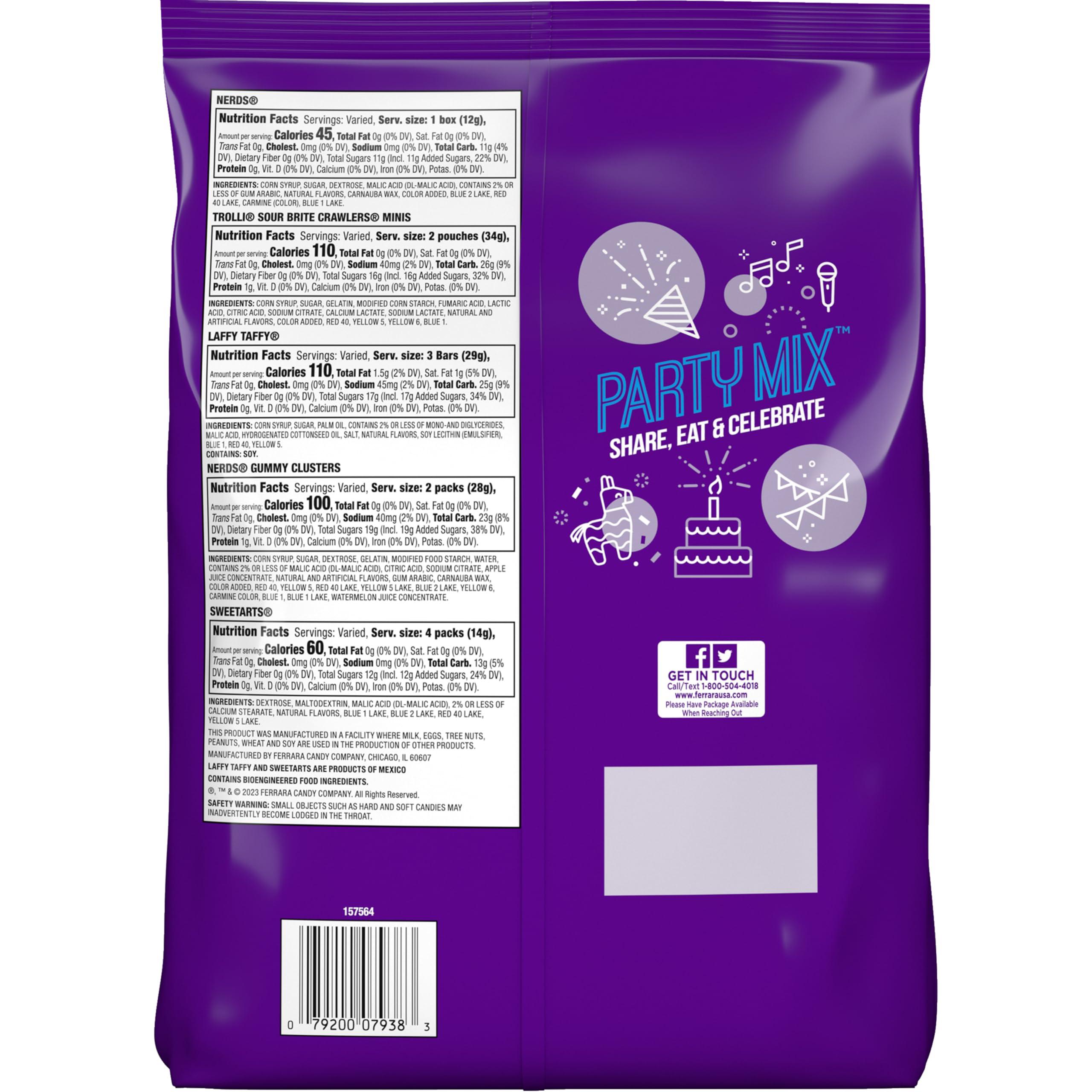 SweeTARTS Variety Party Mix, Individually Wrapped Assorted Candy, 28.6 Ounce (75 Count) - Image 5