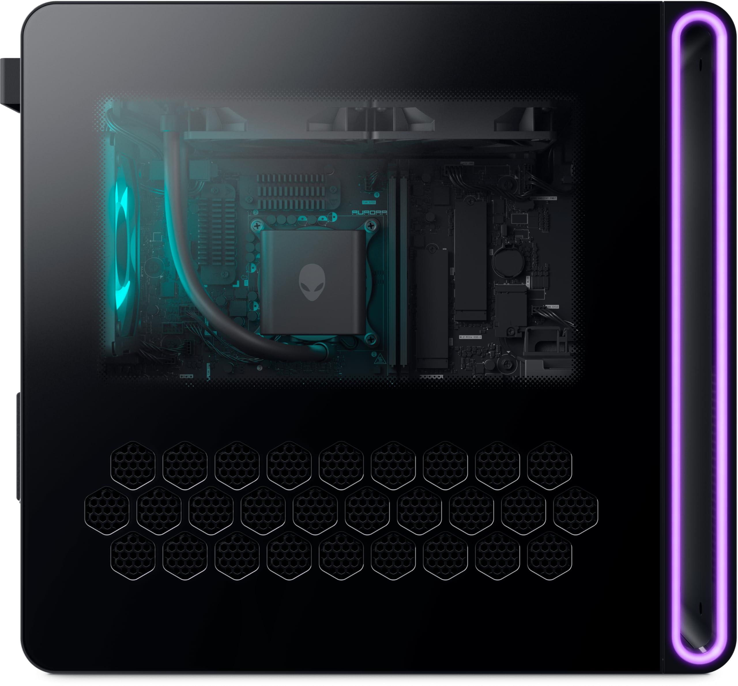 Dell Alienware Aurora Gaming Desktop,【 Intel Core Ultra 9 Processor 285, 20 Core】 64GB RAM DDR5, 1TB Pcie SSD, 【NVIDIA RTX 5080 16GB GDDR7】, Wi-Fi 7, Win11 Home - 1000W Liquid-Cooled