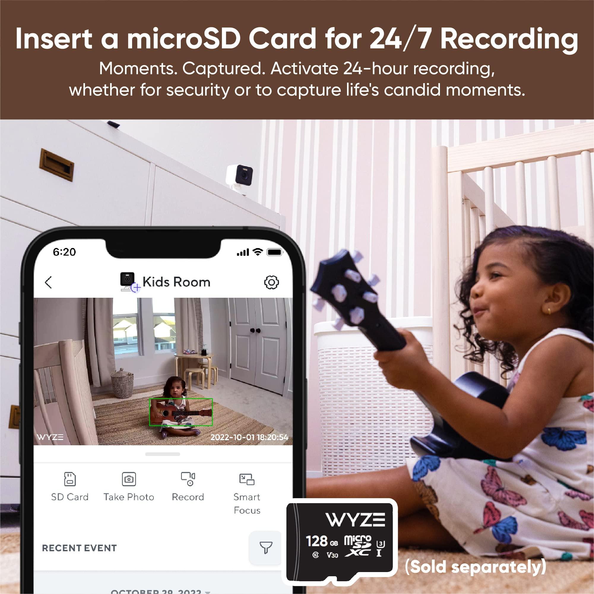WYZE Cam v3 Pro 2K Indoor/Outdoor Wi-Fi Security Camera with Color Night Vision, Edge AI, Integrated Spotlight & Siren, 2-Way Audio, Compatible with Alexa & Google Assistant, White - Image 5