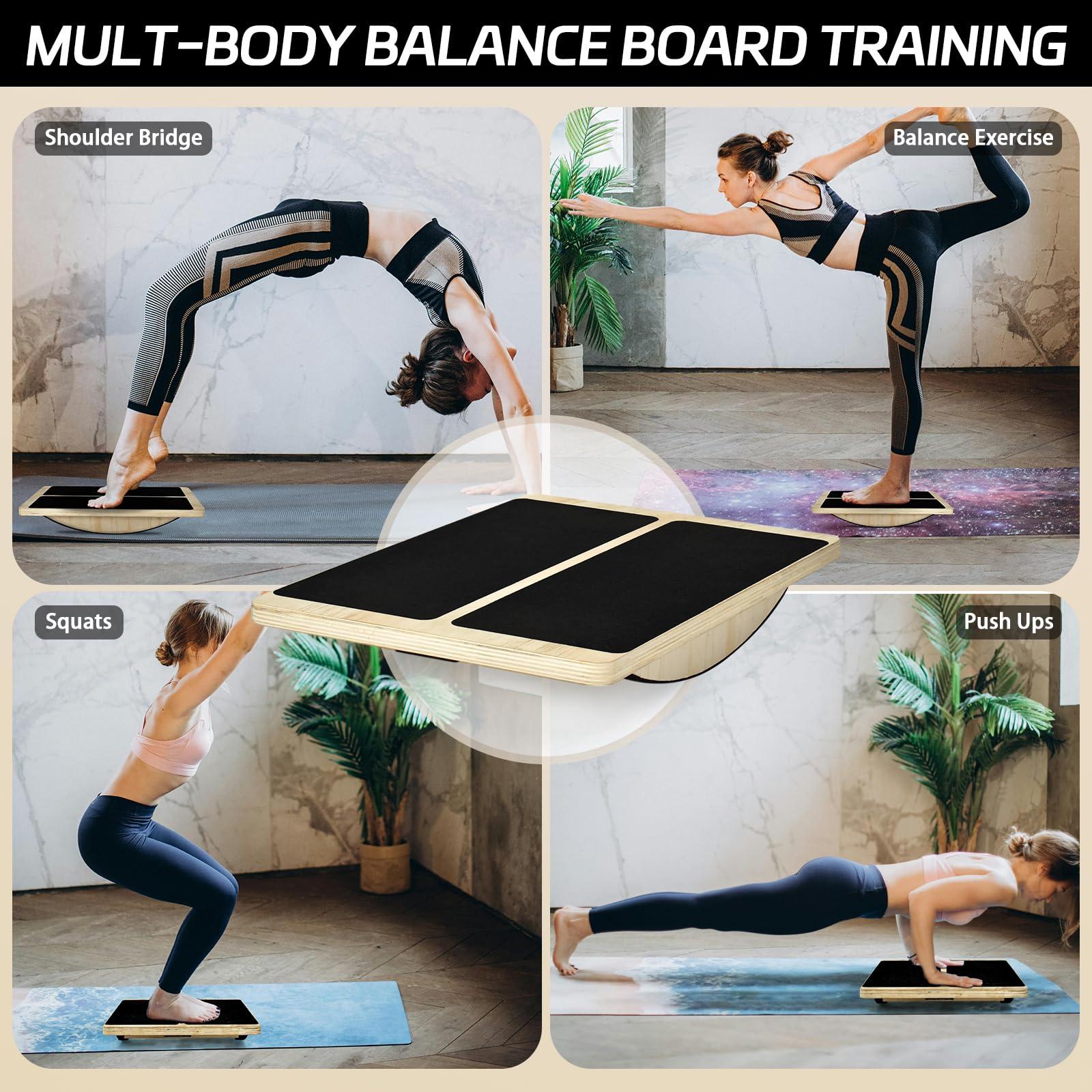 Ultimate Wobble & Slant Board Combo for Balance Training, Calf Stretching, and Core Strength – Perfect for Balance Boards、Wobble Board and Calf Stretcher Enthusiasts - Image 5