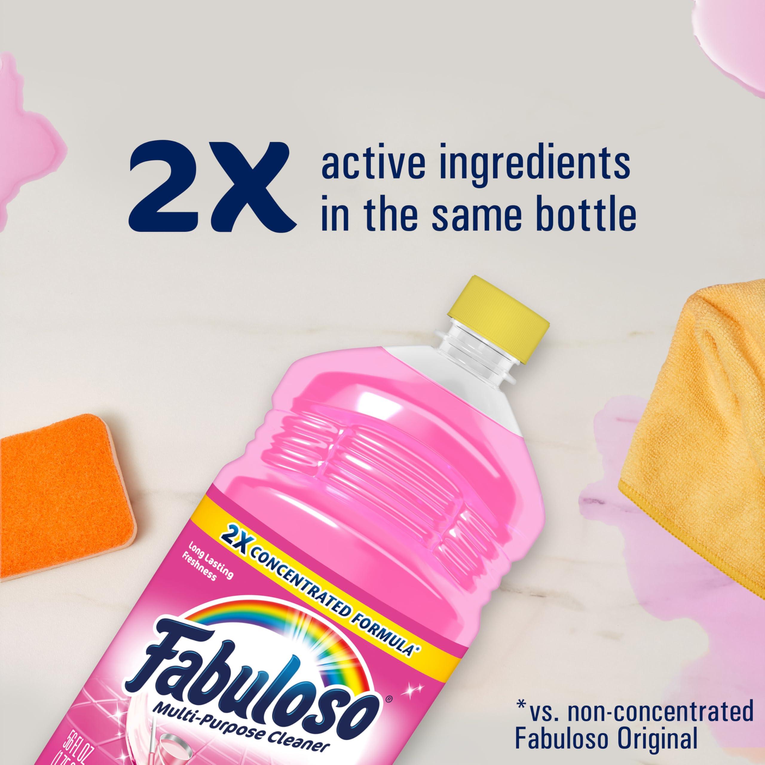 Fabuloso Multi-Purpose Cleaner & Floor Cleaner, 2X Concentrated, Watermelon Scent, 56 fluid ounces - Image 4