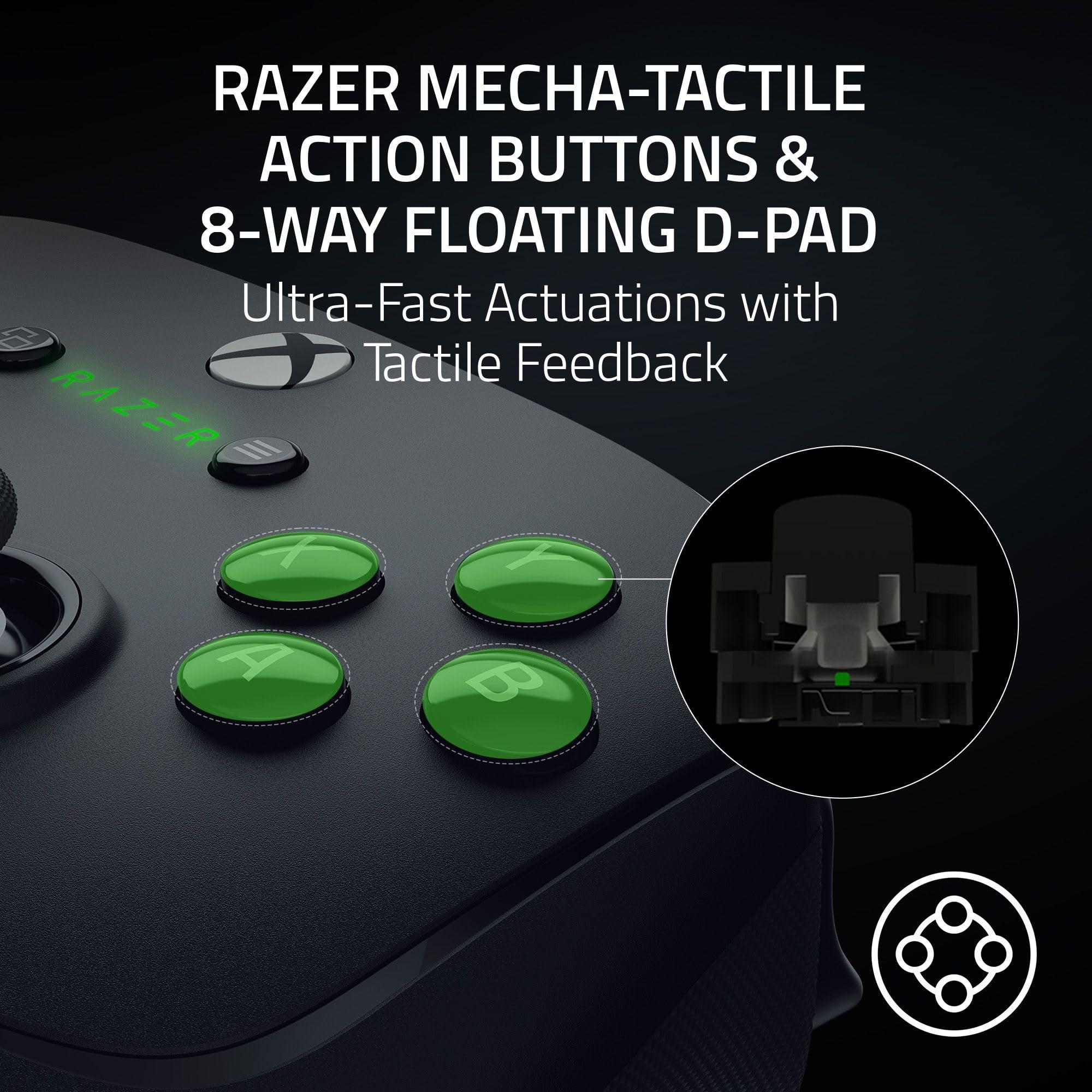 Razer Wolverine V3 Pro Wireless Gaming Controller: Licensed for Xbox Series X|S, Xbox One, Windows PC - 6 Remappable Buttons - Fast Triggers - Customizable Thumbsticks - Wired Tournament Mode - Black - Image 10