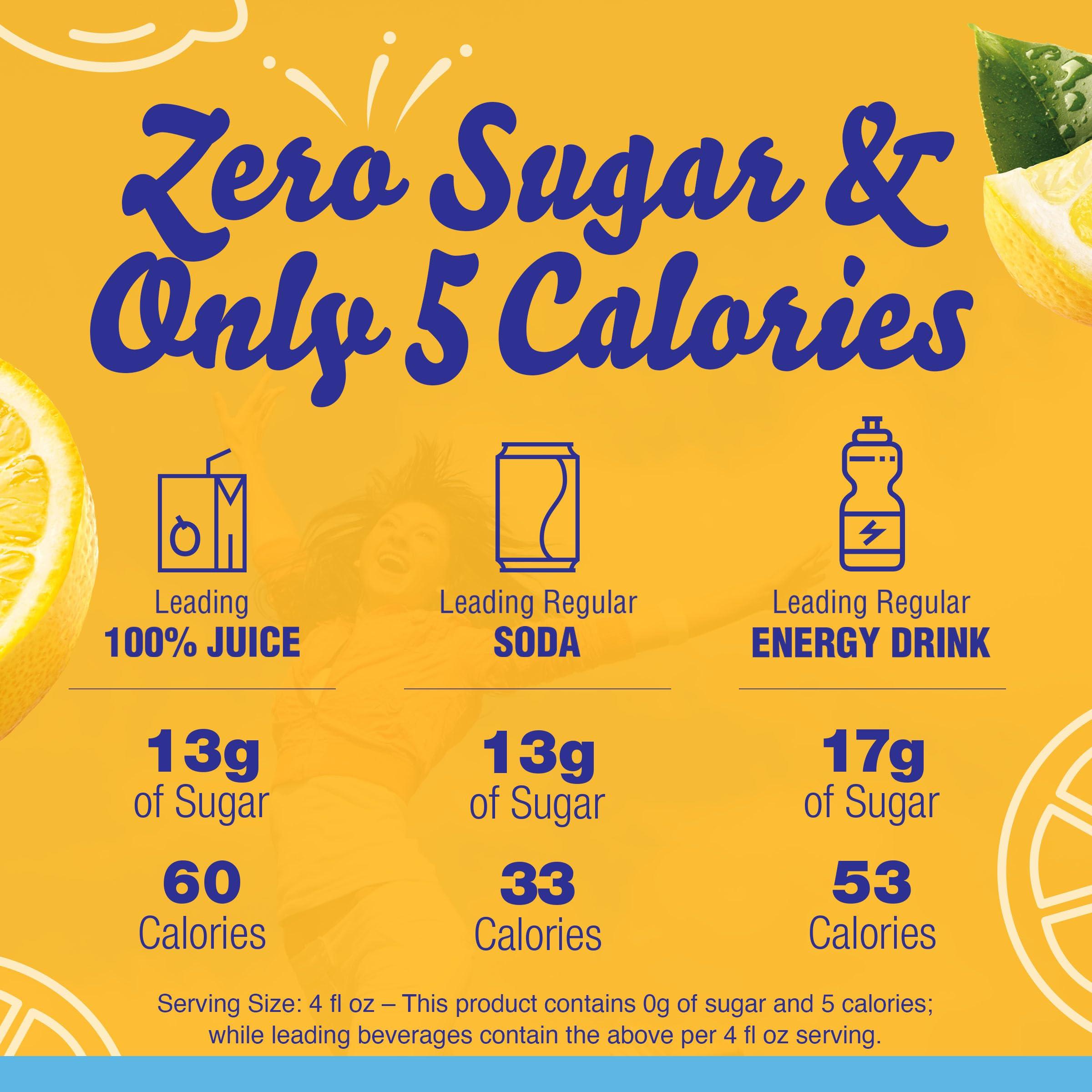 Crystal Light Decaf Lemon Iced Tea Naturally Flavored Powdered Drink Mix, 72 ct Pack, 12 Canisters of 6 Pitcher Packets - Image 4