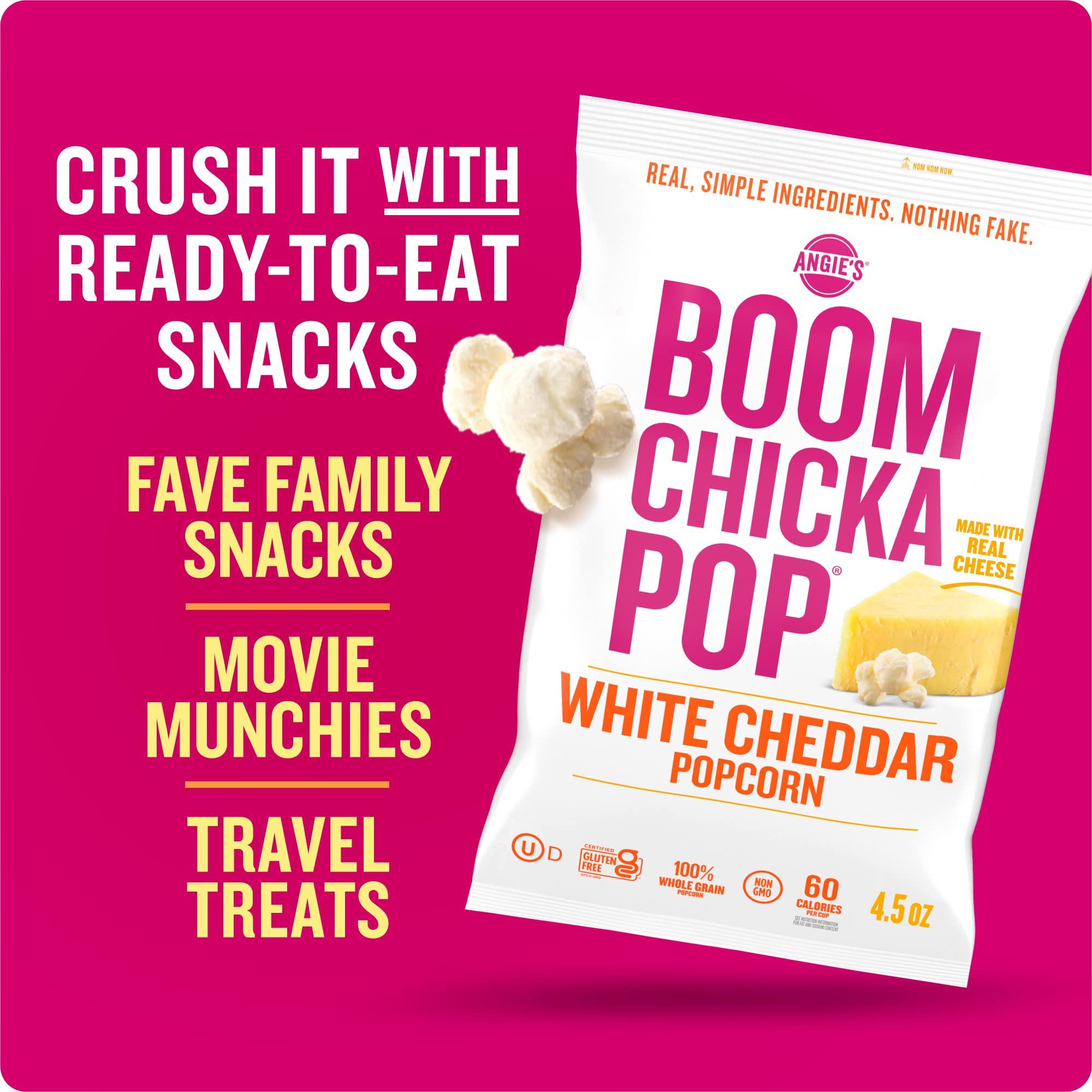 Angie's BOOMCHICKAPOP White Cheddar Popcorn, 4.5 oz. - Image 7