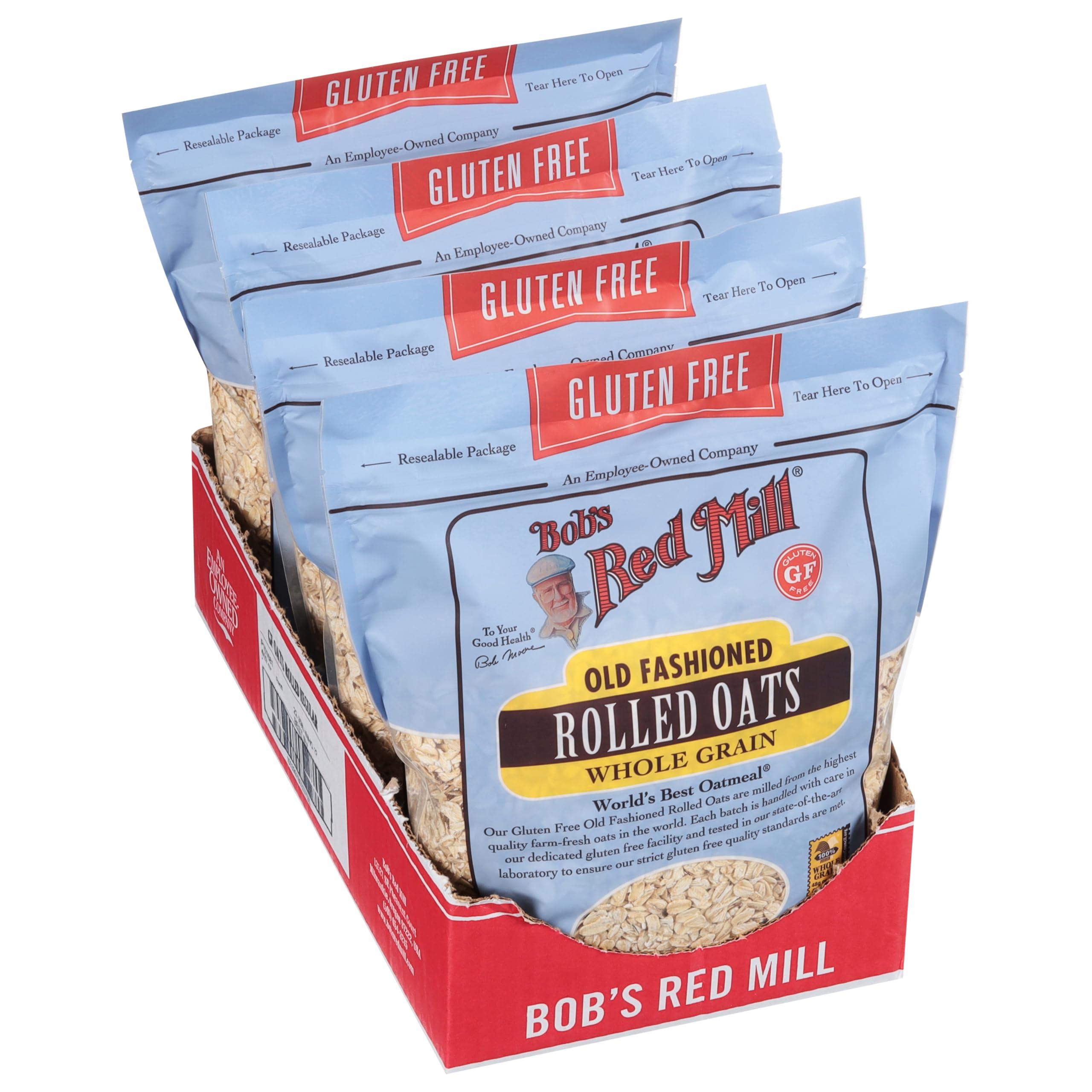 Bob's Red Mill Gluten Free Old Fashioned Rolled Oats, 32oz (Pack of 4) - Non GMO, Whole Grain, Vegan, Kosher - Image 6