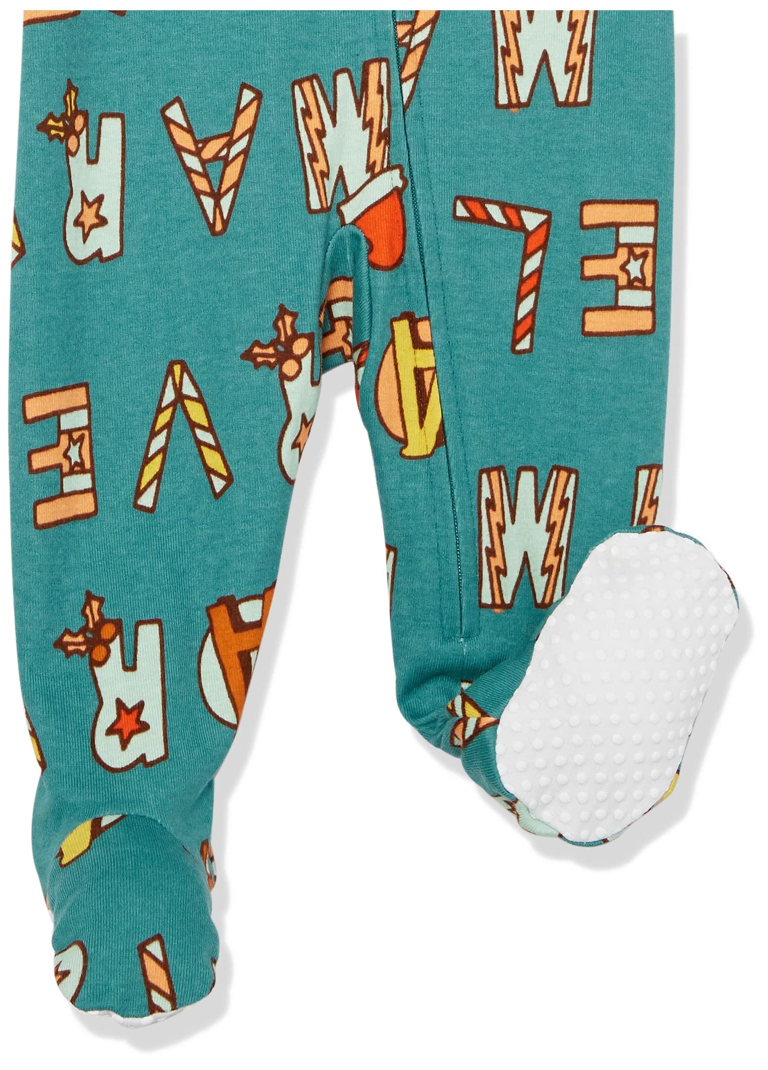Amazon Essentials Disney | Marvel | Star Wars Unisex Babies' and Toddlers' Snug-Fit Cotton Footed Pajamas, Multipacks - Image 4