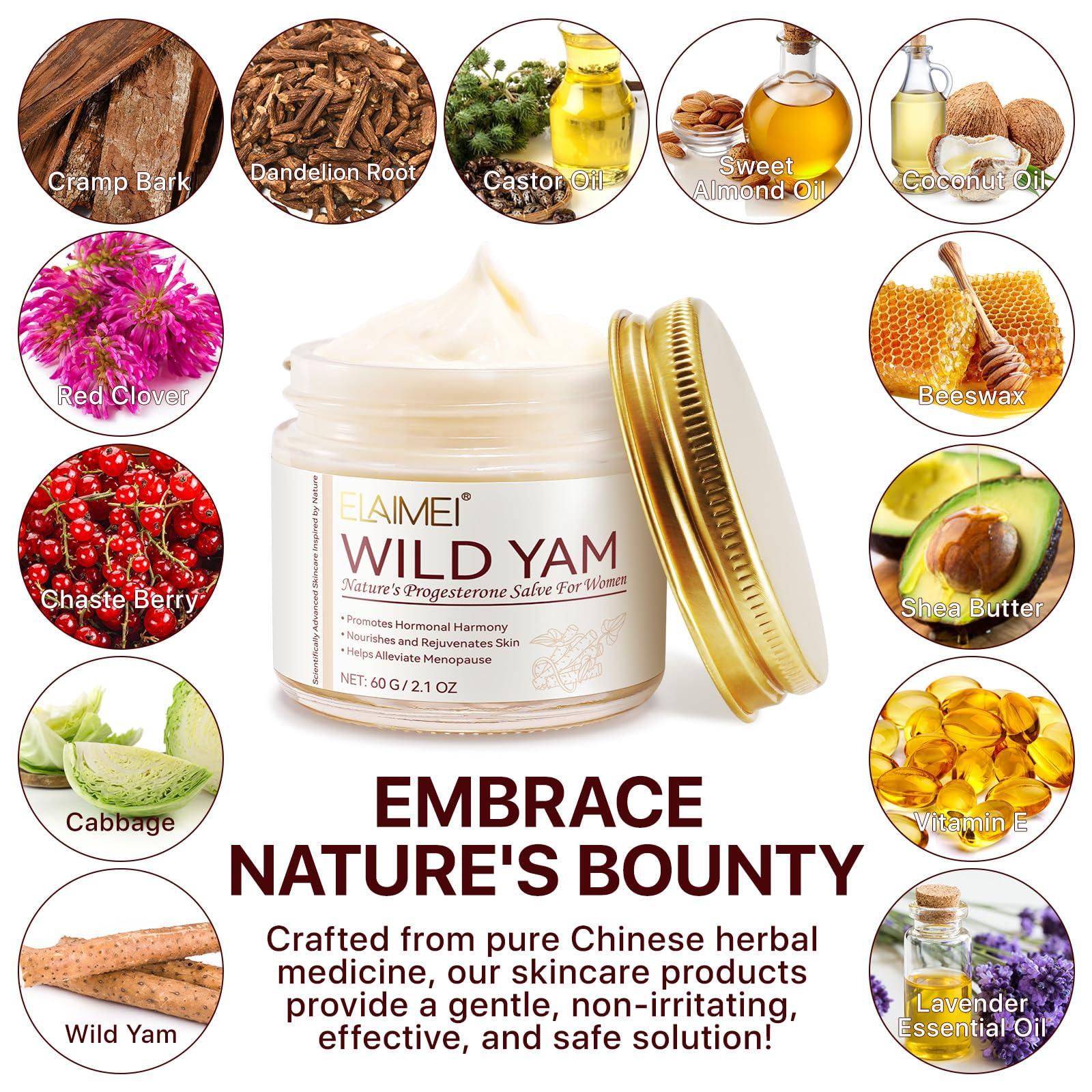 Wild Yam Cream for Hormone Balance, Natural Organic Wild Yam Cream for Hot Flashes Menopause Relief & Menstrual Support, Australia Dr. Barbara Recommended Formula for Women - Image 4