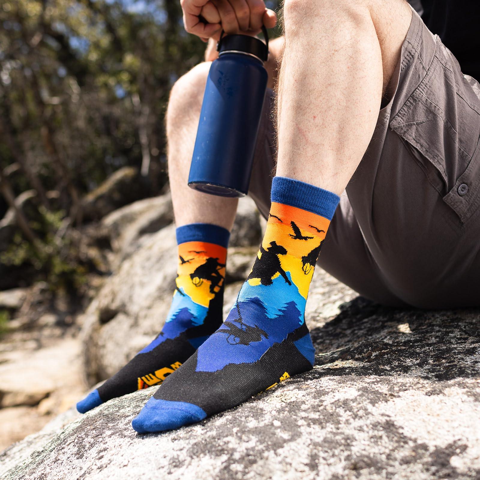 Lavley Funny Socks for Men – Great Father's Day Gift for Dad from Kids or Wife – Novelty Gift for Him – One Size Fits Most - Image 6