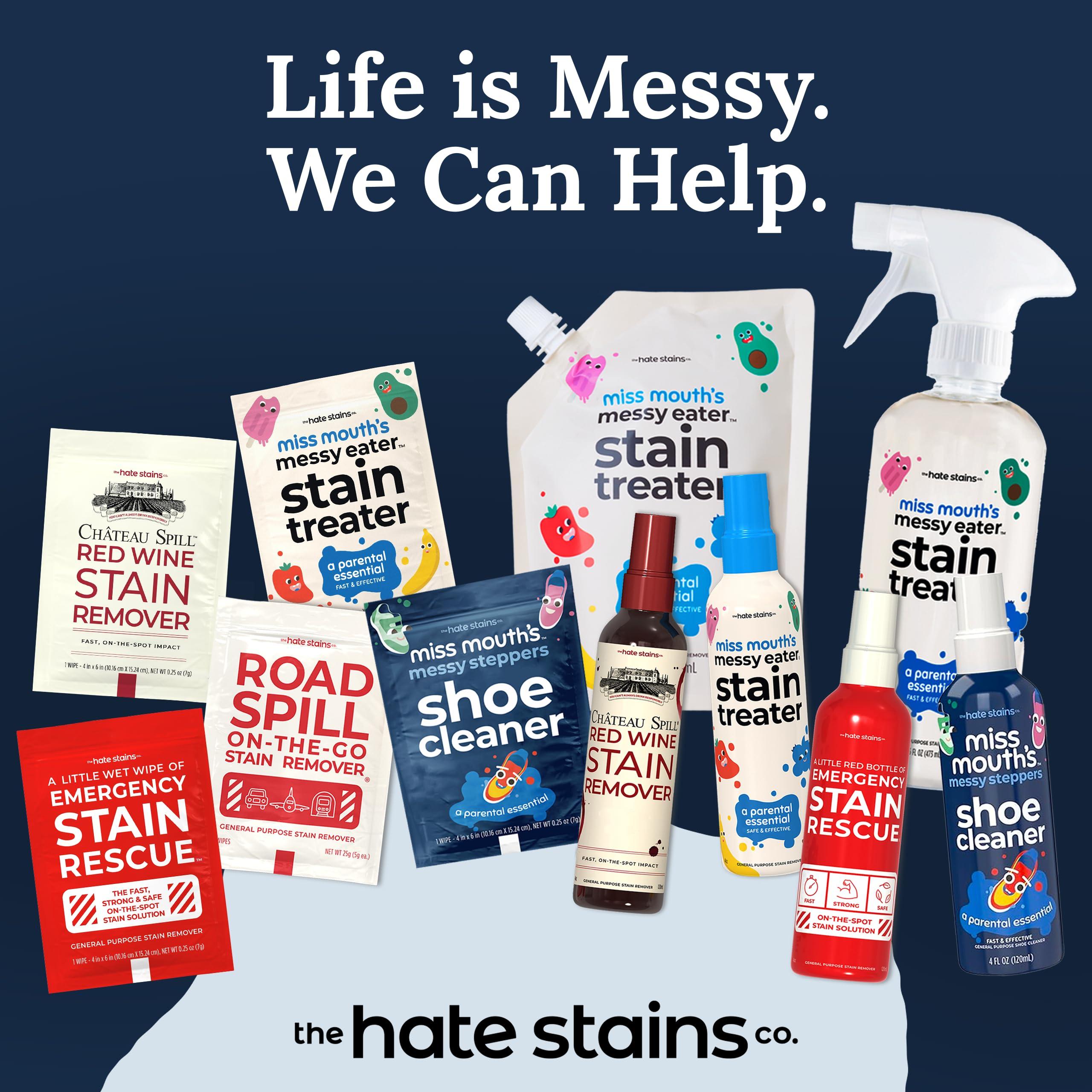 Miss Mouth's Messy Eater Stain Treater Spray - 4oz Stain Remover - Newborn & Baby Essentials - No Dry Cleaning Food, Grease, Coffee Off Laundry, Underwear, Fabric - Image 9