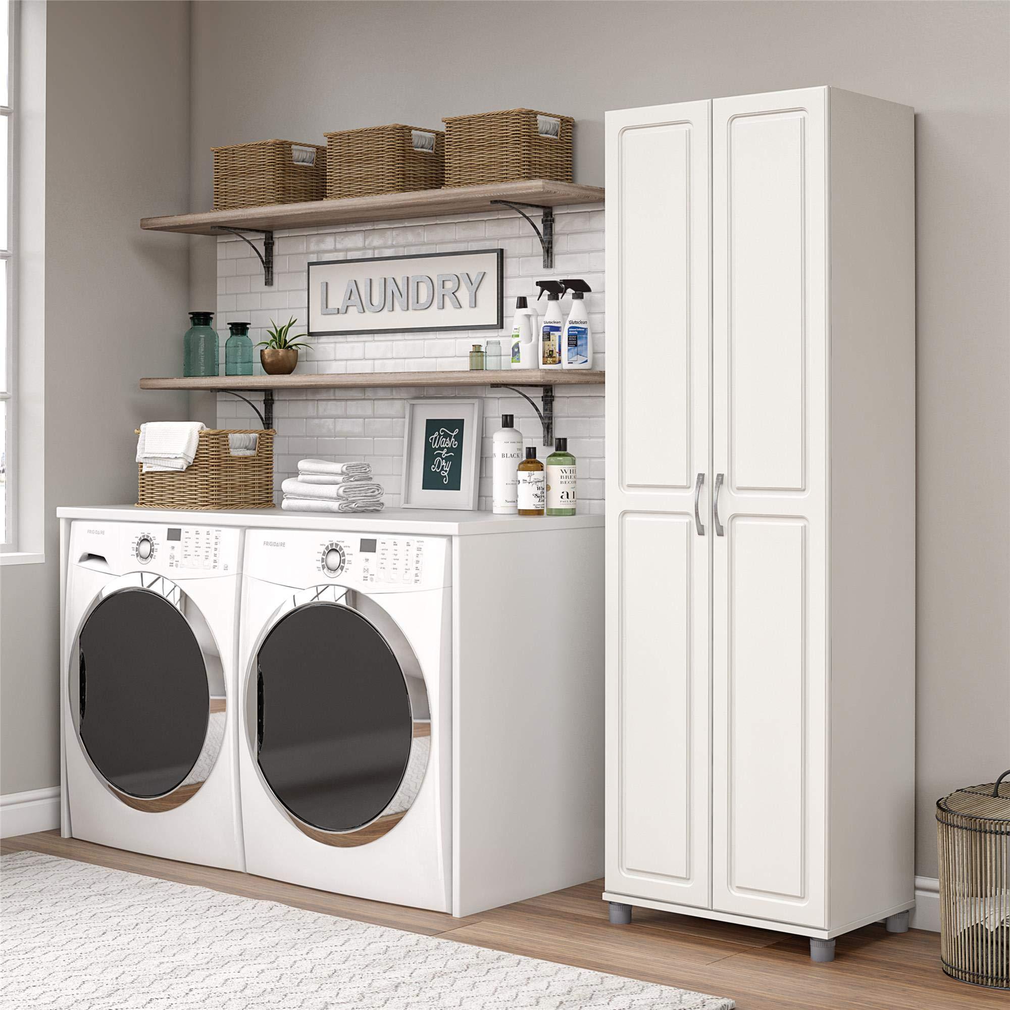 SystemBuild Evolution Kendall 24" Utility Storage Cabinet - White - Image 10