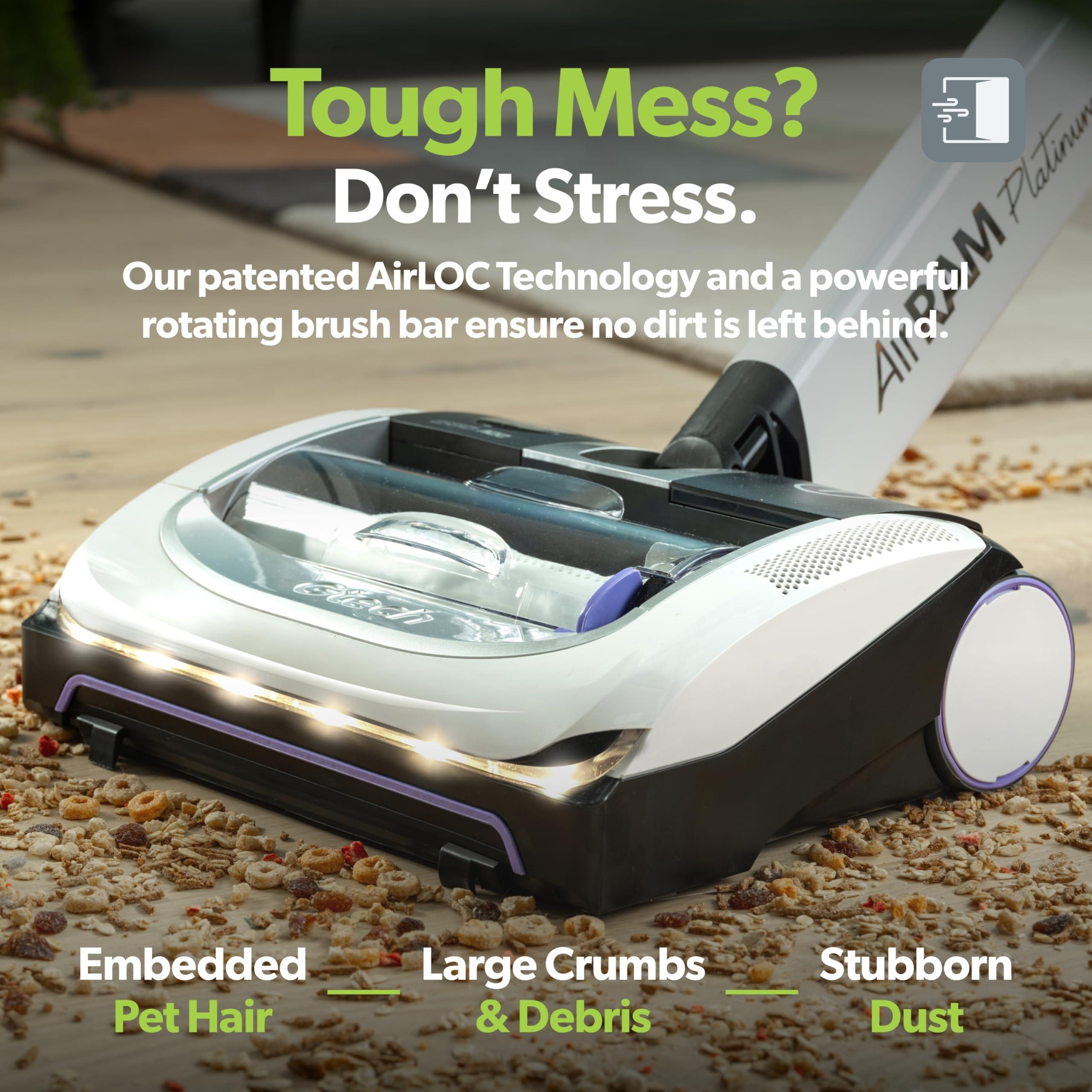 Gtech AirRAM Platinum Cordless Vacuum Cleaner - Includes Anti-Hair Wrap Brush Bar - Perfect for Carpet and Hardwood Floors - Rechargeable 22v Li-ion Battery - Lightweight (7 lbs.) - Image 3
