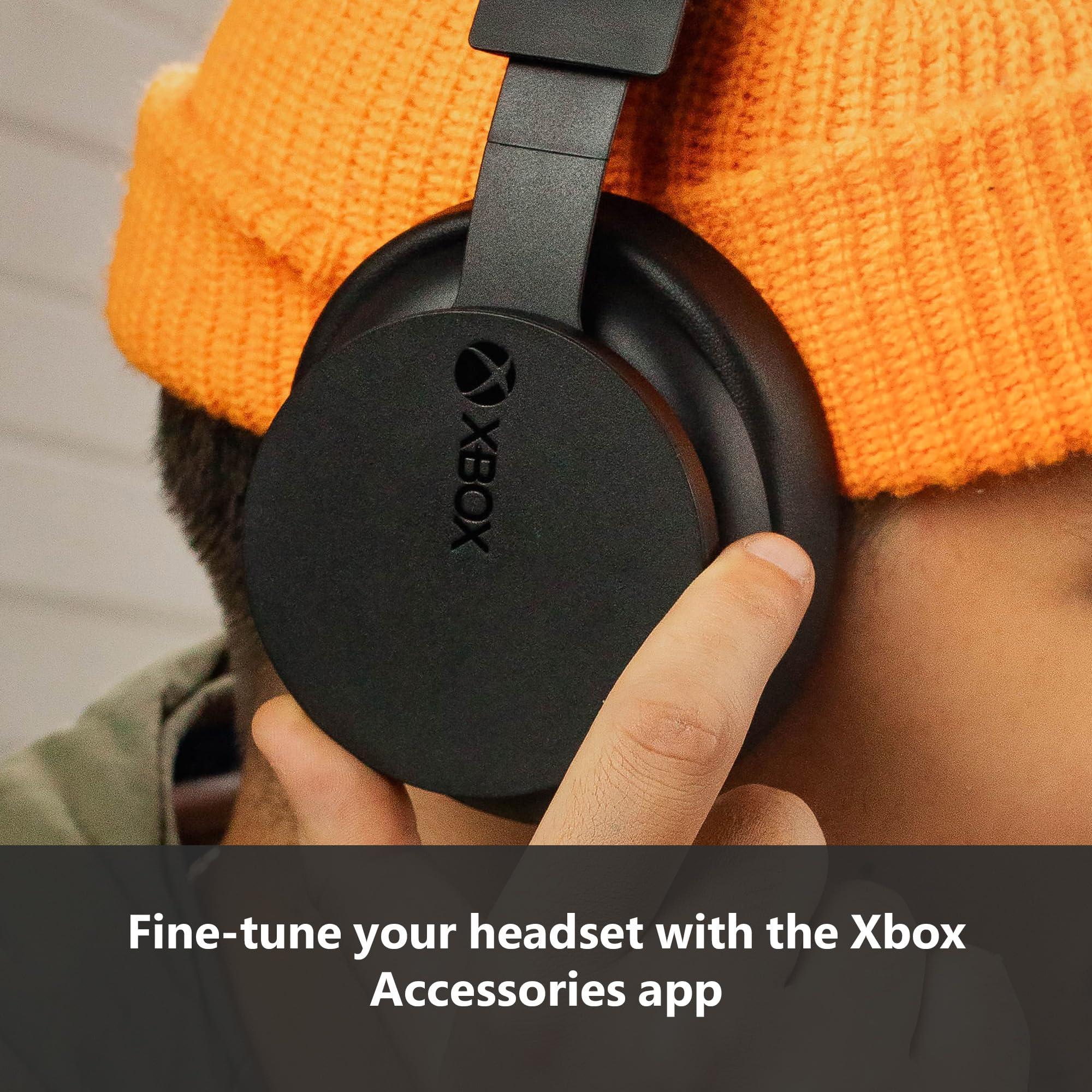 Xbox Wireless Gaming Headset – Over Ear Headphones – Spatial Audio with Dolby Atmos, Windows Sonic Series X|S, One, Windows PC, Mobile – Carbon Black - Image 7
