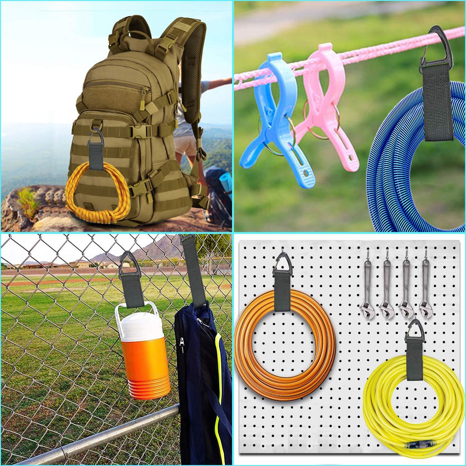 ZTSXLLIM Extension Cord Holder Organizer(4 Pack XL), Hose Hanger for Garage Organization and Storage, 16-Inch Heavy Duty Storage Straps, Garage Gadgets for Men - Image 5