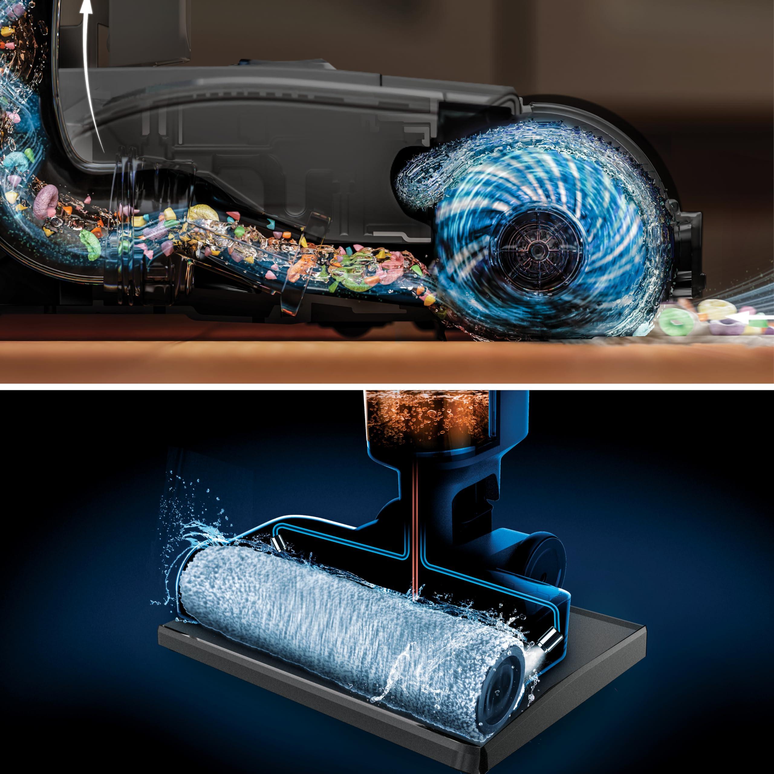 Shark HydroVac MessMaster Wet Dry Corded Vacuum Cleaner, 3-in-1 Multi-Surface Vacuum Mop & Self-Cleaning System, Lightweight, Powerful Suction, for Hard Floors & Area Rugs, Navy, WD161 - Image 5