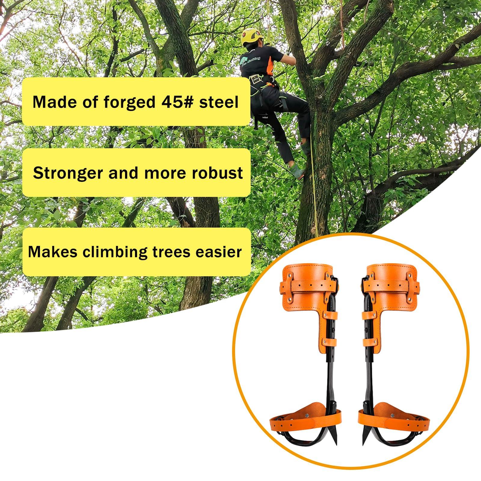 timiland Tree Climbing Spikes Set,Tree Climbing Gear，Rock Climbing Kit with Professional Accessories,Adjustable Length Design,Alloy Steel Pole,Hunting and Observation, for Climb,Fruit Picking - Image 8