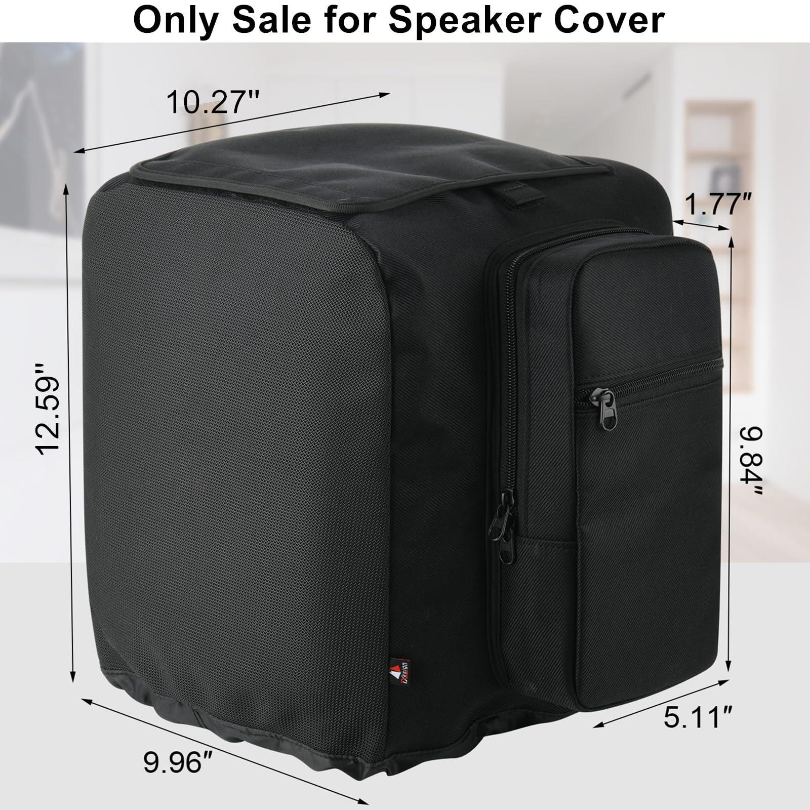 TXEsign Speaker Cover Protective Speaker Case for JBL PartyBox Encore Essential Party Speaker, Replacement Speaker Slip Cover with Side Microphone Storage Bag Accessories Bag - Image 2