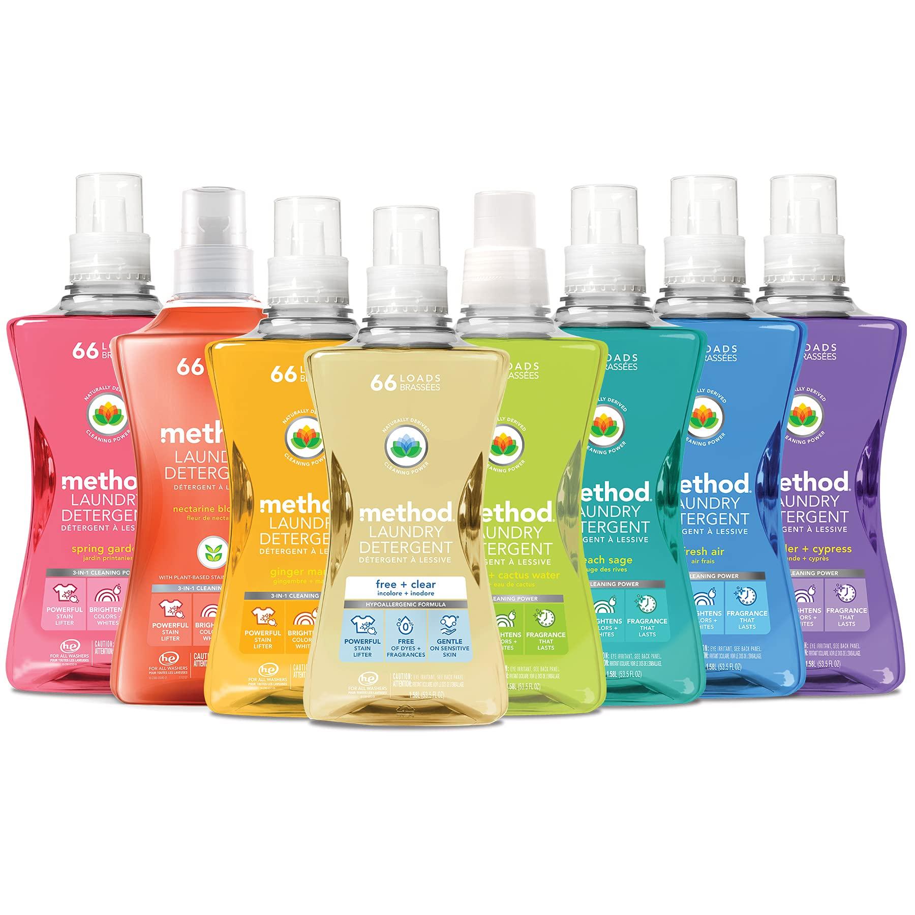 Method Liquid Laundry Detergent, Coconut + Cactus Water, 66 Loads Per Bottle, Biodegradable Formula, Plant-Based Stain Remover, 53.5 Fl Oz (Pack of 1) - Image 6