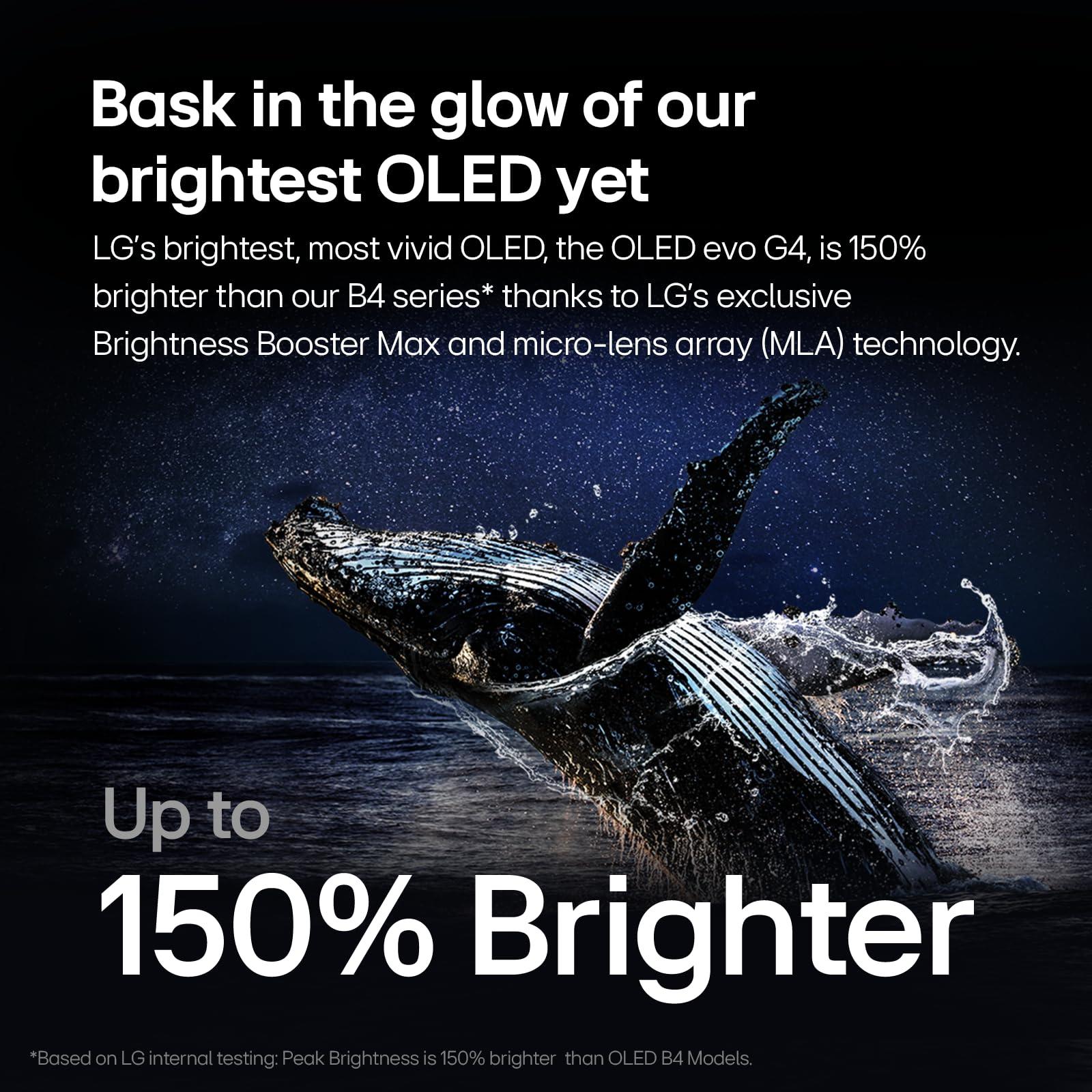 LG 65-Inch OLED evo G4 Series Smart TV OLED65G4SUB, with Alexa Built-in, 4K, Class, Processor, Flat Screen, with Magic Remote, AI-Powered, 2024 - Image 8