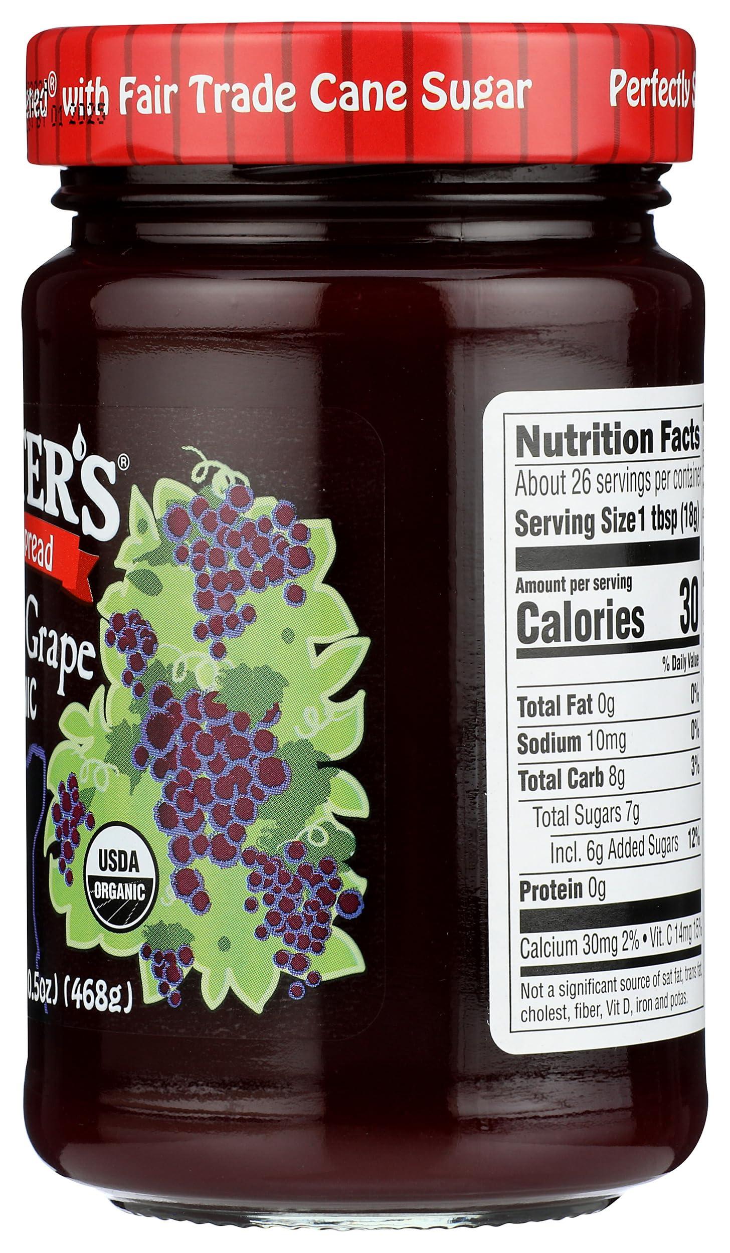 Crofters Organic Concord Grape Premium Spread, 16.5 oz - Image 7