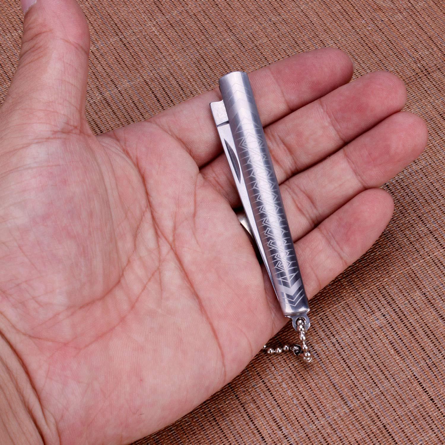 Samior FK5833 Small Mini Slip Joint Pocket Folding Keychain EDC Knife (2.3" Blade) - Image 2