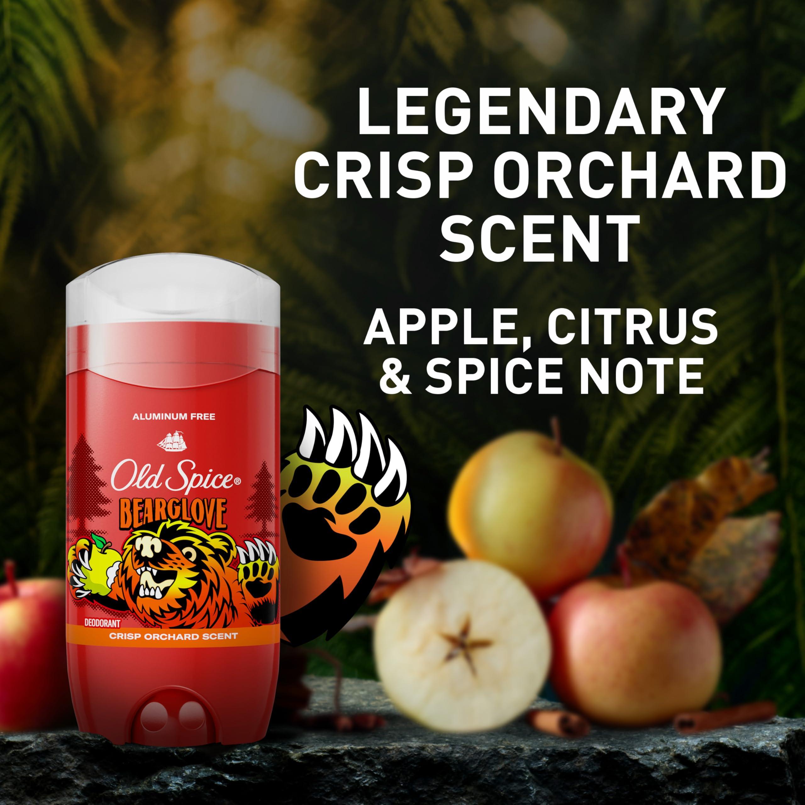 Old Spice Aluminum Free Deodorant for Men, 24/7 Odor Protection, 24/7 Freshness & Lasting Scent, Goes on Clear, Bearglove with Crisp Orchard Scent, 3.0 oz (Pack of 2) - Image 7