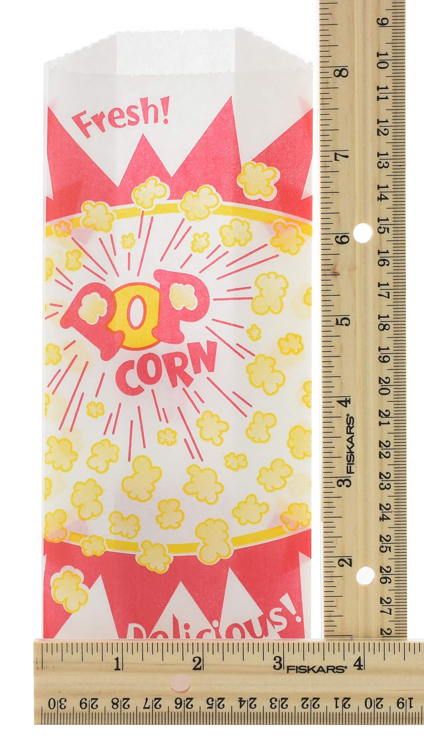 1 oz. Popcorn Bag, Burst Design, 1000 per Case - Image 2