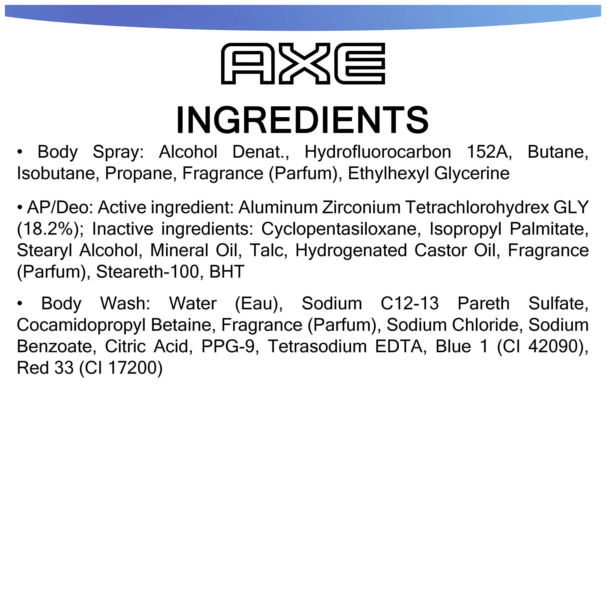 AXE Phoenix Holiday Gift Set With Body Spray, Antiperspirant & Deodorant Stick and Body Wash for Grooming 3 count - Image 5