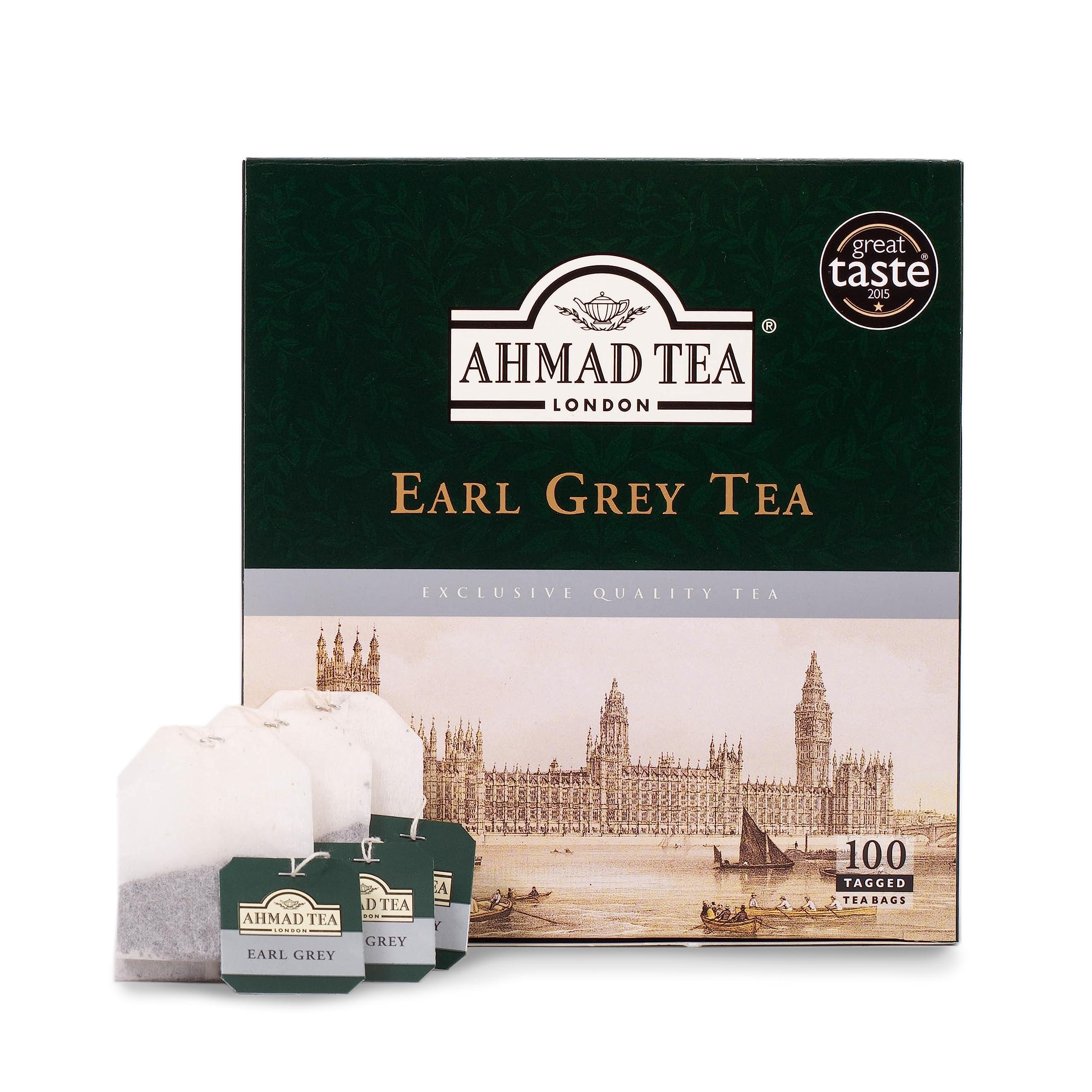 Ahmad Tea Black Tea, Earl Grey Teabags, 100 ct - Caffeinated & Sugar-Free - Image 3