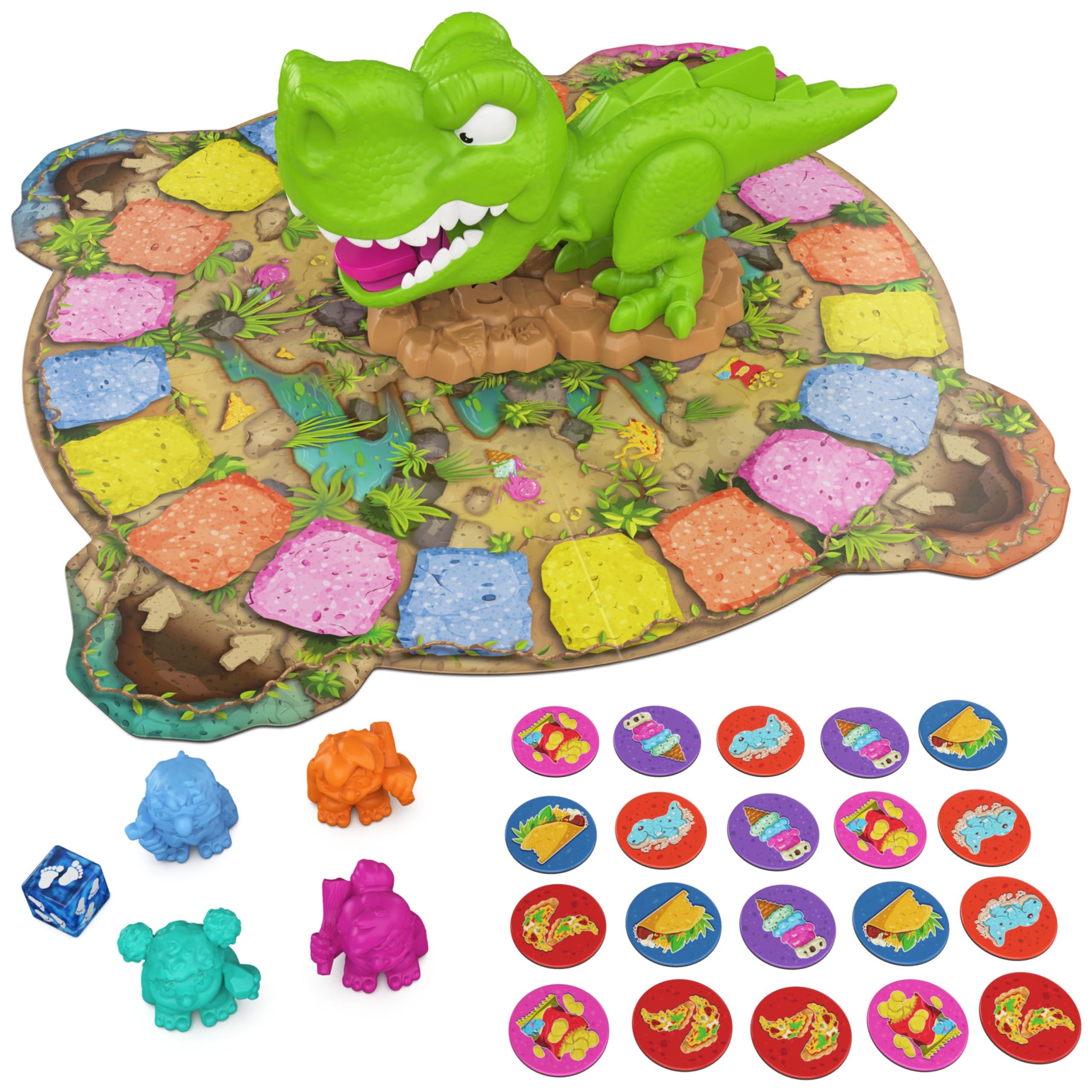 Spin Master Games, Snack-O-Saurus Rex, Interactive Dinosaur Toy for Kids, Board Games for Family Night, 2-4 Players, for Ages 5 & Up - Image 9