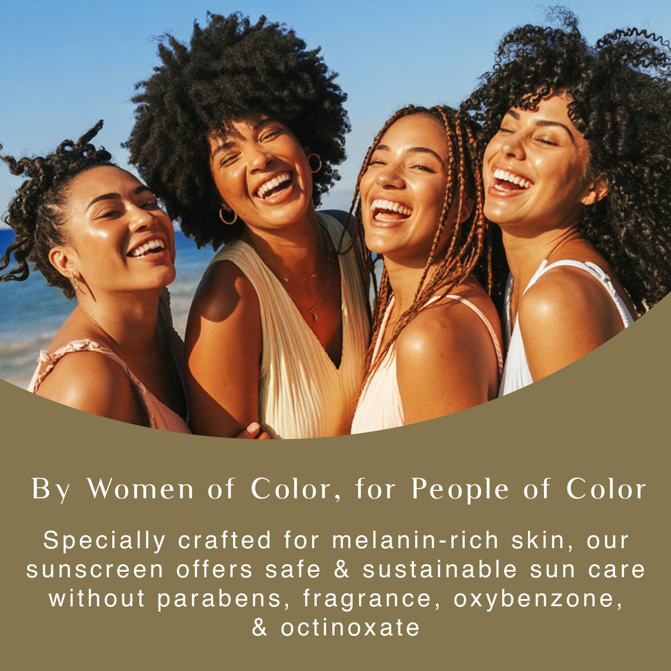 BLACK GIRL SUNSCREEN - Face & Body Moisturizing Sunscreen Lotion SPF 30, No White-Residue for Melanin Rich Skin (2 Fl. Oz.) - Image 6
