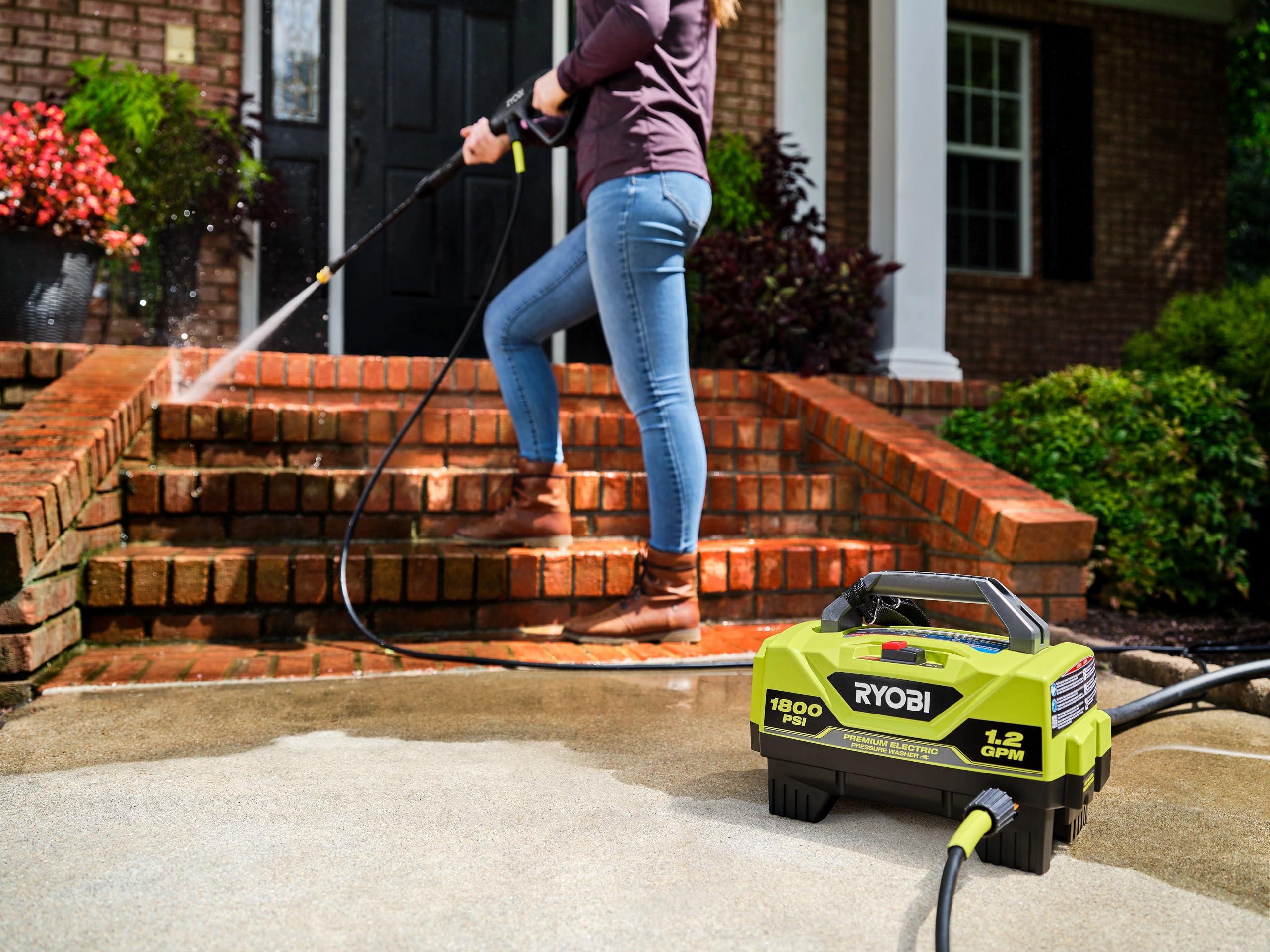 RYOBI 1,800 PSI 1.2 GPM Electric Pressure Washer, RY141820VNM - Image 4
