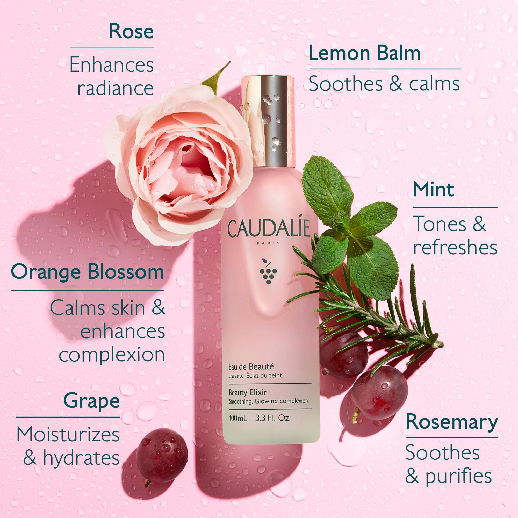 Caudalie Beauty Elixir Face Mist: Toner That Tightens Pores + Reduces Dullness + Sets Makeup - Image 4