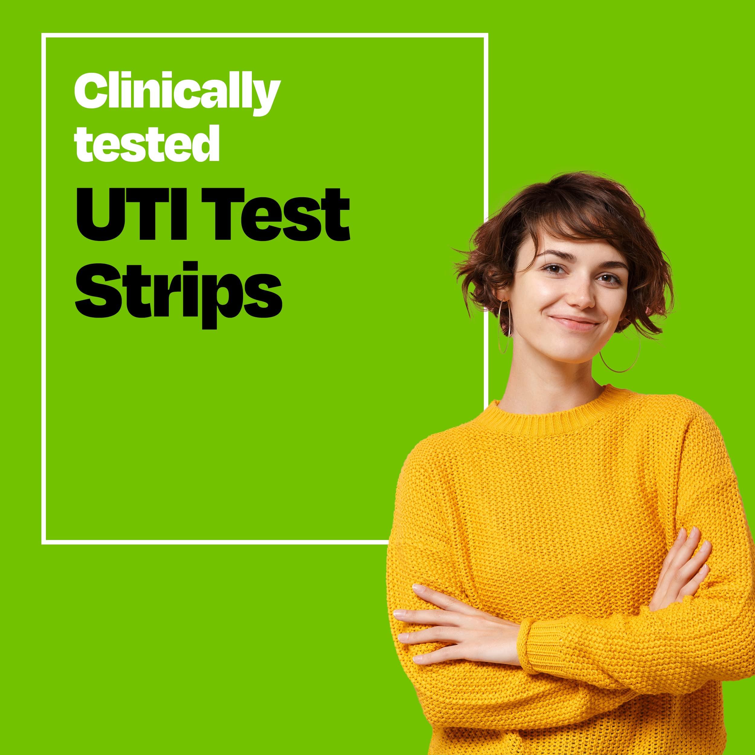 Cystex UTI Test Strips for Women & Men – At-Home Urinary Tract Infection Test with Fast, Accurate Results in 2 Minutes – FSA/HSA Eligible, Easy to Use, (4 Count) - Image 2
