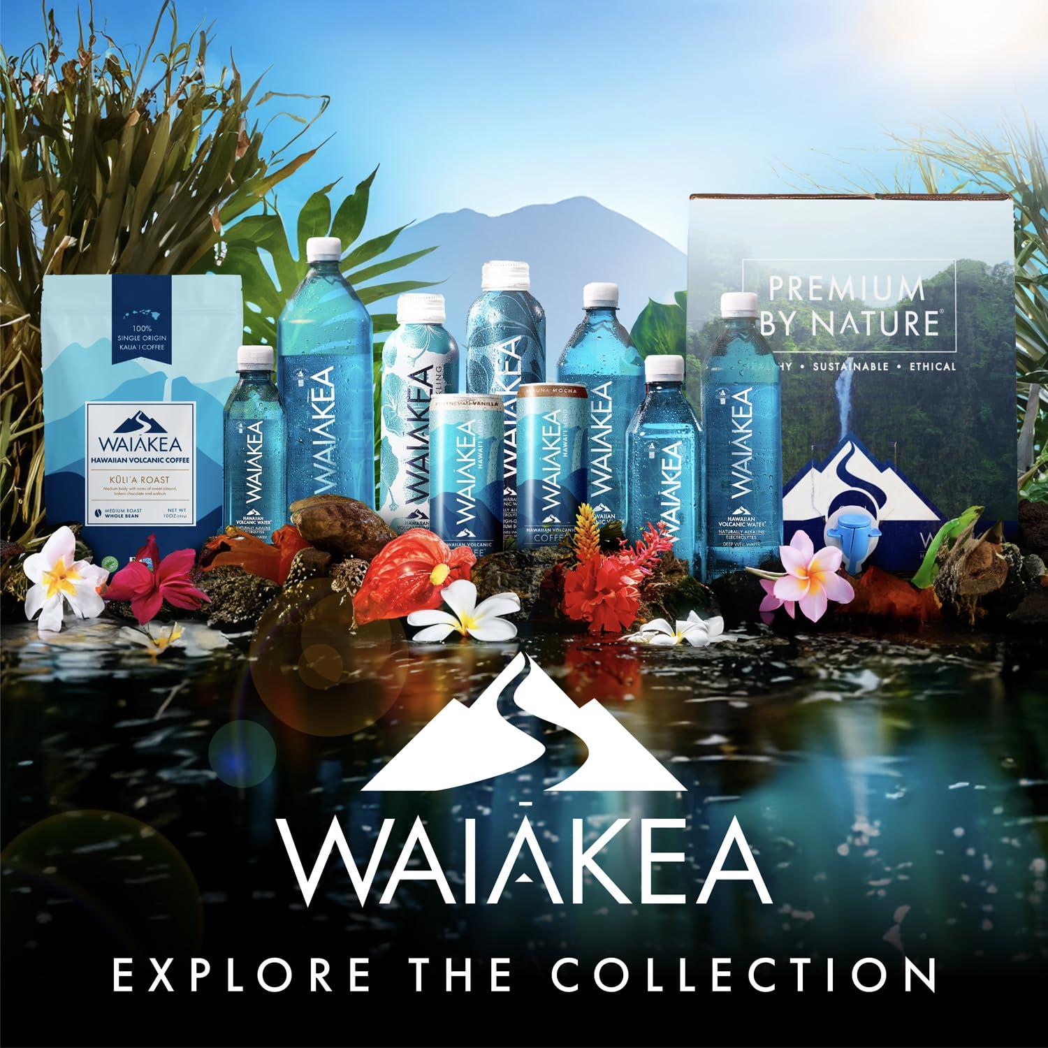 Waiakea Hawaiian Volcanic Water, Naturally Alkaline, 100% Recycled Bottle, 1L (Pack of 12), 33.8 Fl Oz (Pack of 12) - Image 6