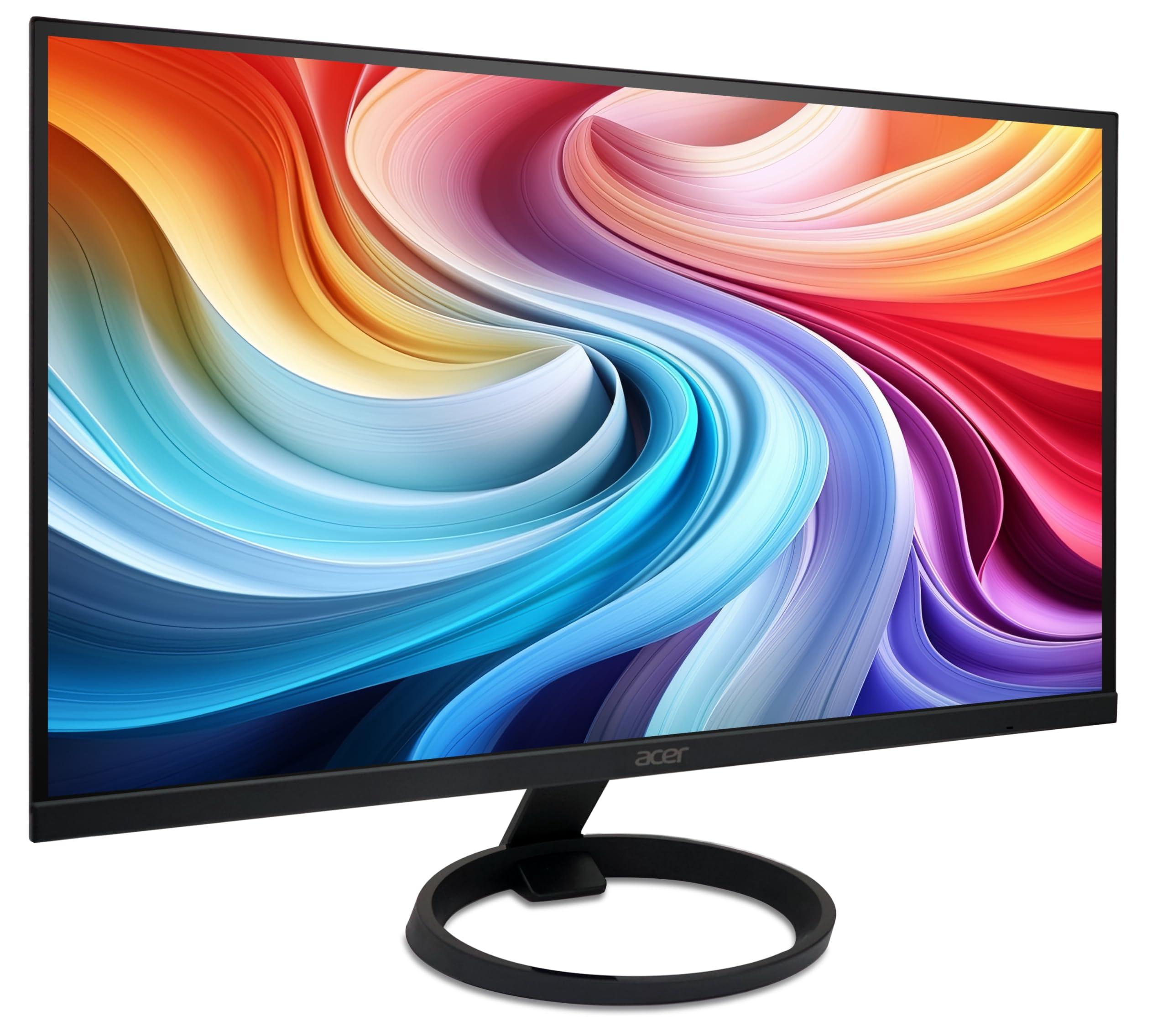 Acer R240Y G0bi 23.8" IPS Full HD (1920 x 1080) Ultra-Thin Gaming Office Monitor | Adaptive-Sync Support (FreeSync Compatible) | Up to 120Hz Refresh | 1ms (VRB) | 99% sRGB | Tilt | HDMI & VGA Ports - Image 10