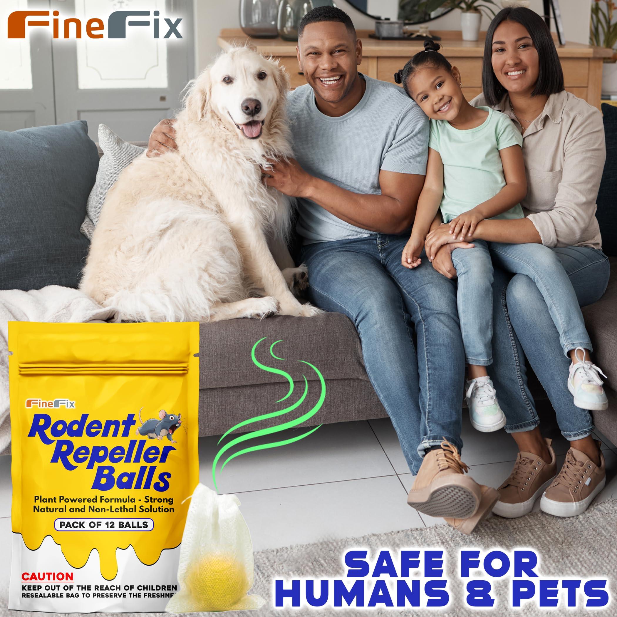 FINEFIX Moth Balls for Outdoor Use Rodents Pack of 12 Best Deterrent for Rats Mothballs Rat Repellent for Outside are Best Products to get rid of mice Permanently from Home Garage Barn Boat RVs etc - Image 8
