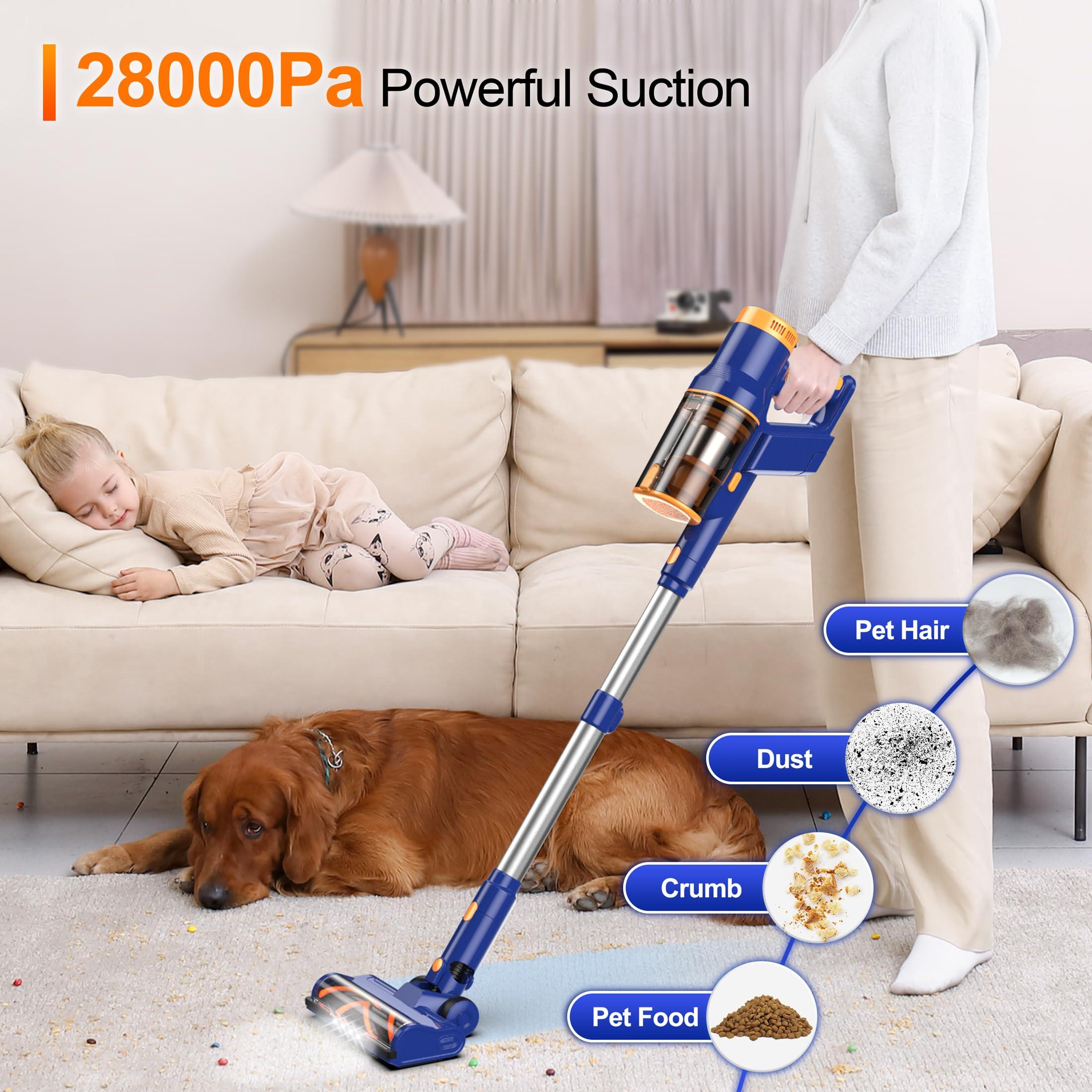 Haovac Stick Vacuum,350W/23Kpa Stick Vacuum with Smart Display (L) - Image 2