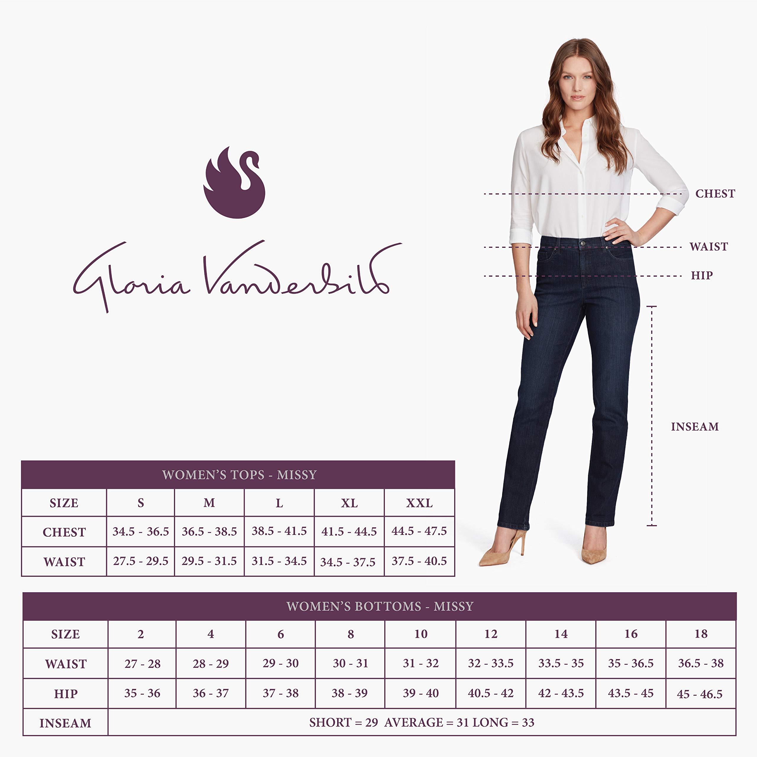 Gloria Vanderbilt Women's Amanda Classic High Rise Tapered Jean Standard - Image 4