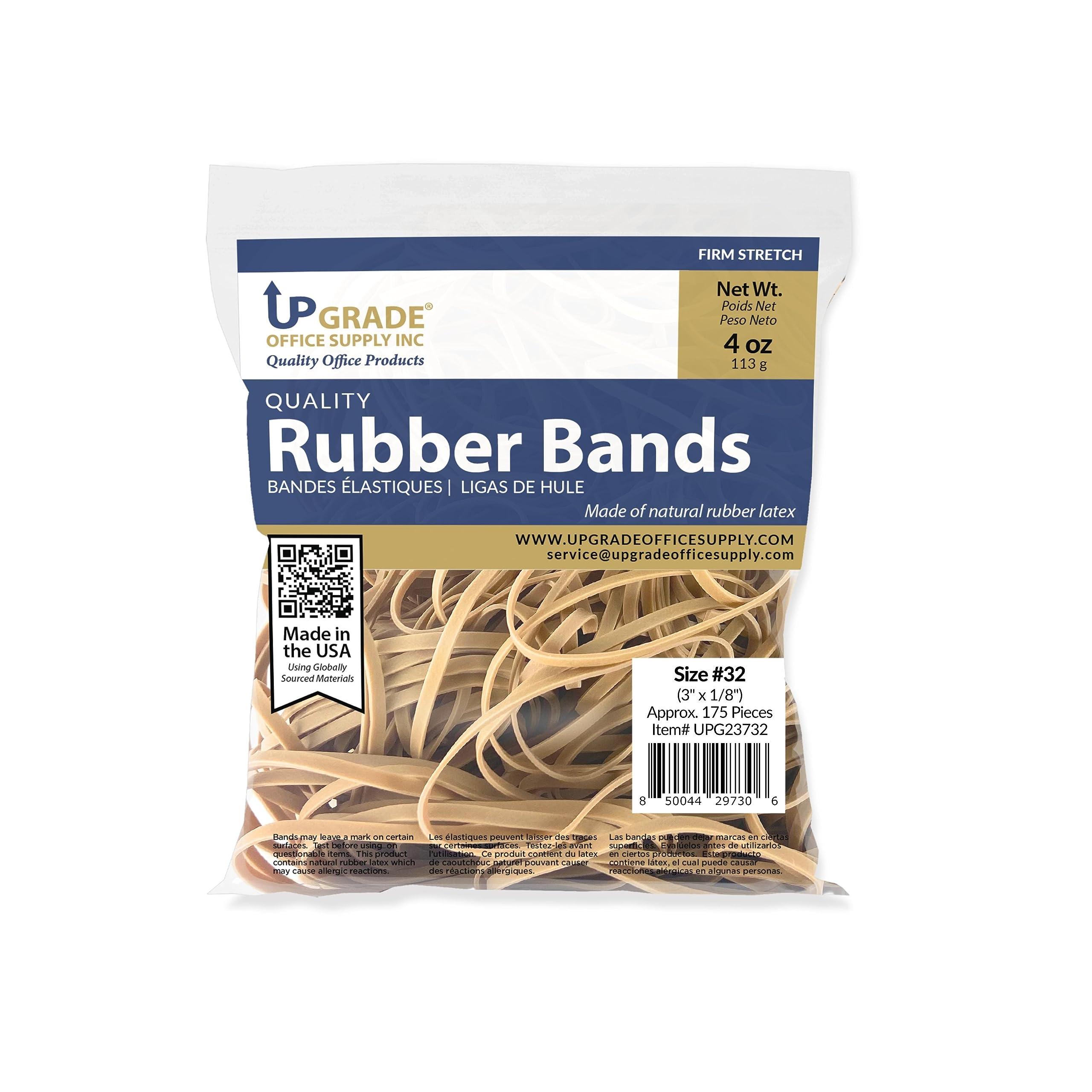 Upgrade Office Supply UPG23732 Rubber Bands, Size 32 (3 x 1/8 Inch), 175 Bands, 1/4 lb, USA - Image 3