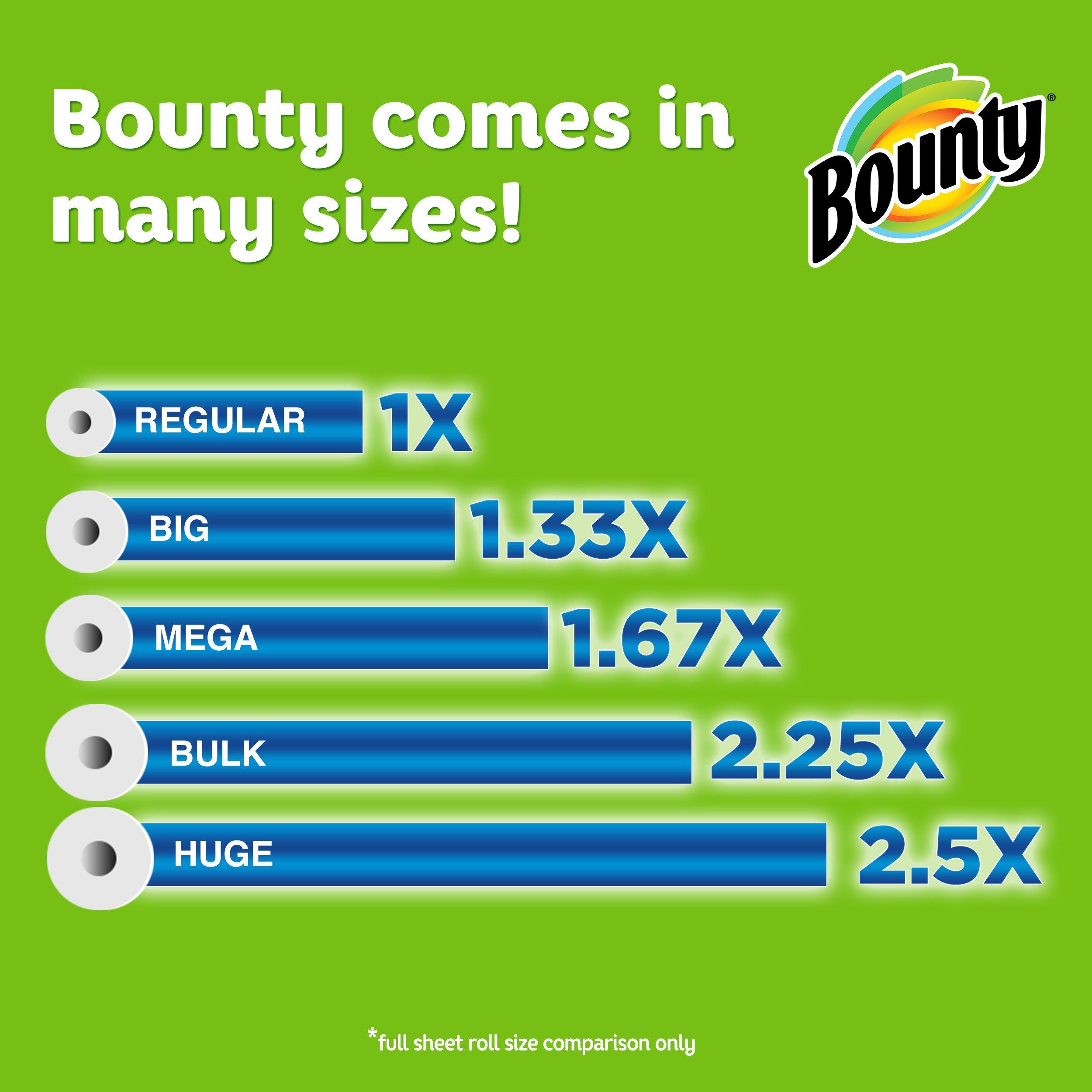 Bounty Select-A-Size Paper Towels, White, Giant Roll, 8 Rolls (Pack of 1) - Image 5