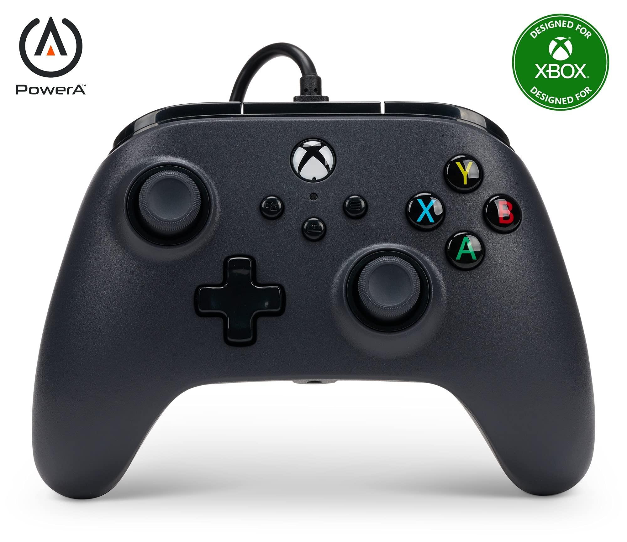 PowerA Wired Controller For Xbox Series X|S - Black, Gamepad, Video Game Controller Works with Xbox One