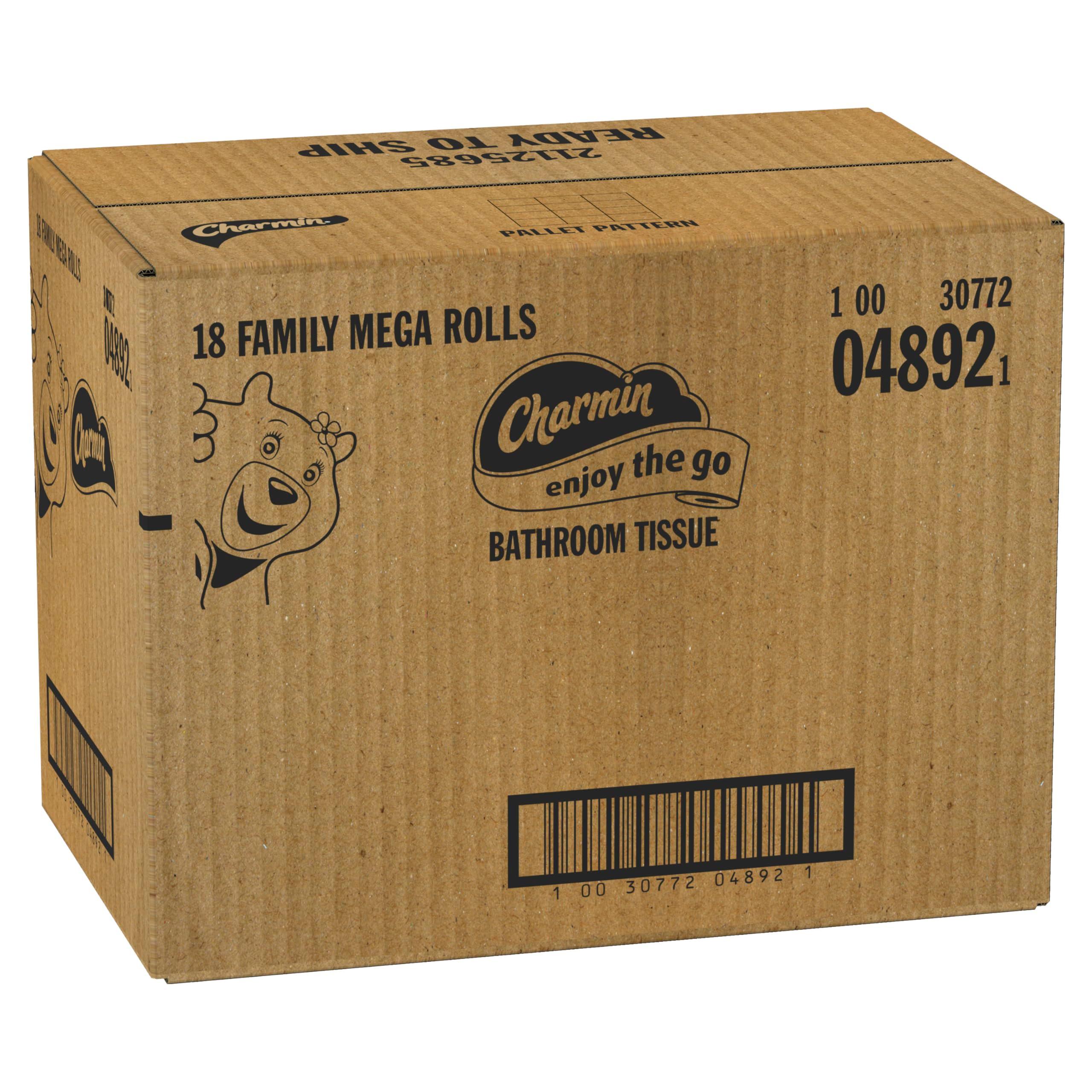 Charmin Ultra Strong Clean Touch Toilet Paper, 18 Family Mega Rolls = 90 Regular Rolls - Image 10