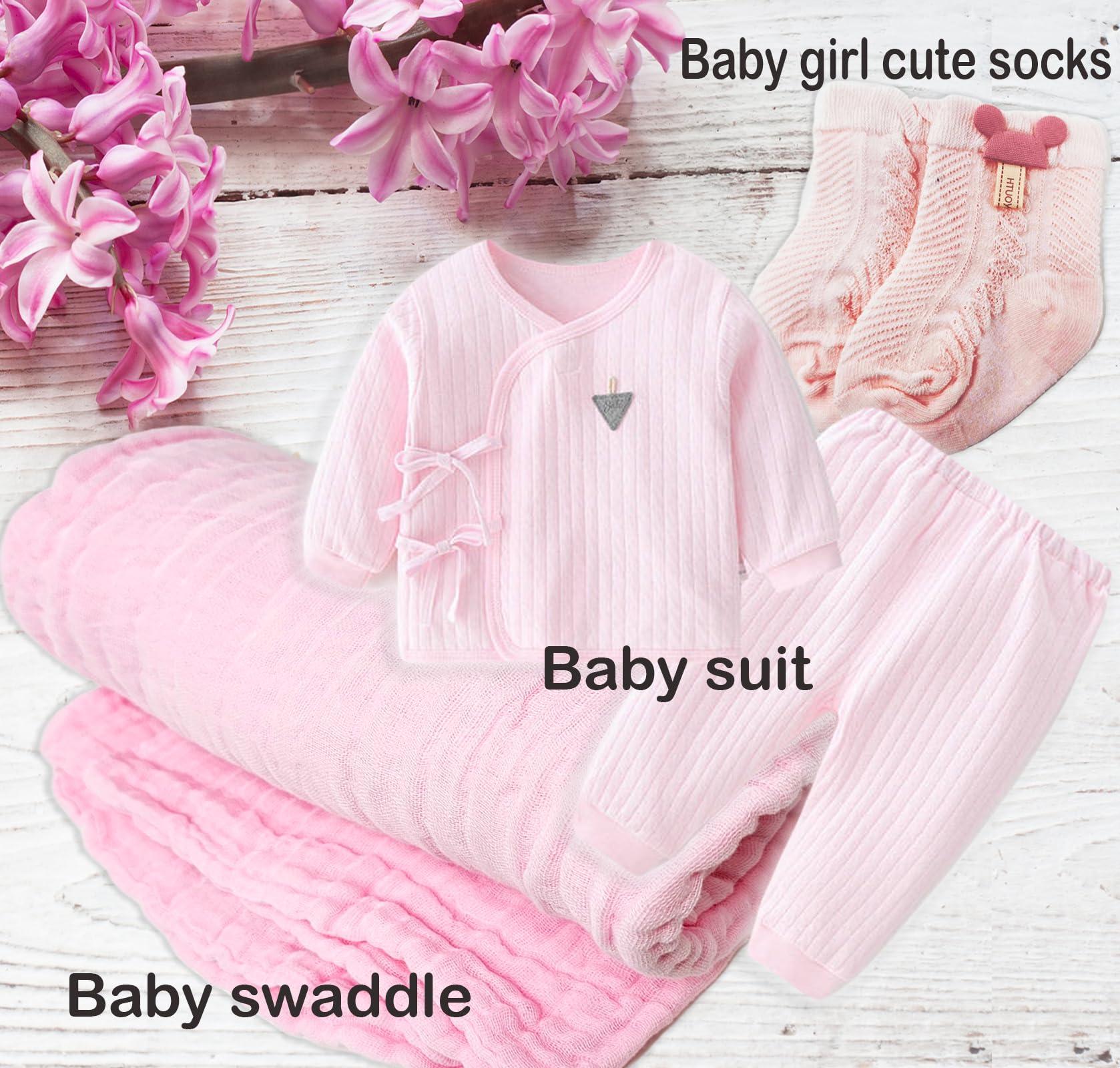 New Baby Girl Gift Basket | Unique Gift Set for a New mom Pink Baby Gift Set. Welcome Baby Care Package All w/Newborn Essentials Bundle for Expecting Moms Baby Shower, After Labor Gift - Image 4
