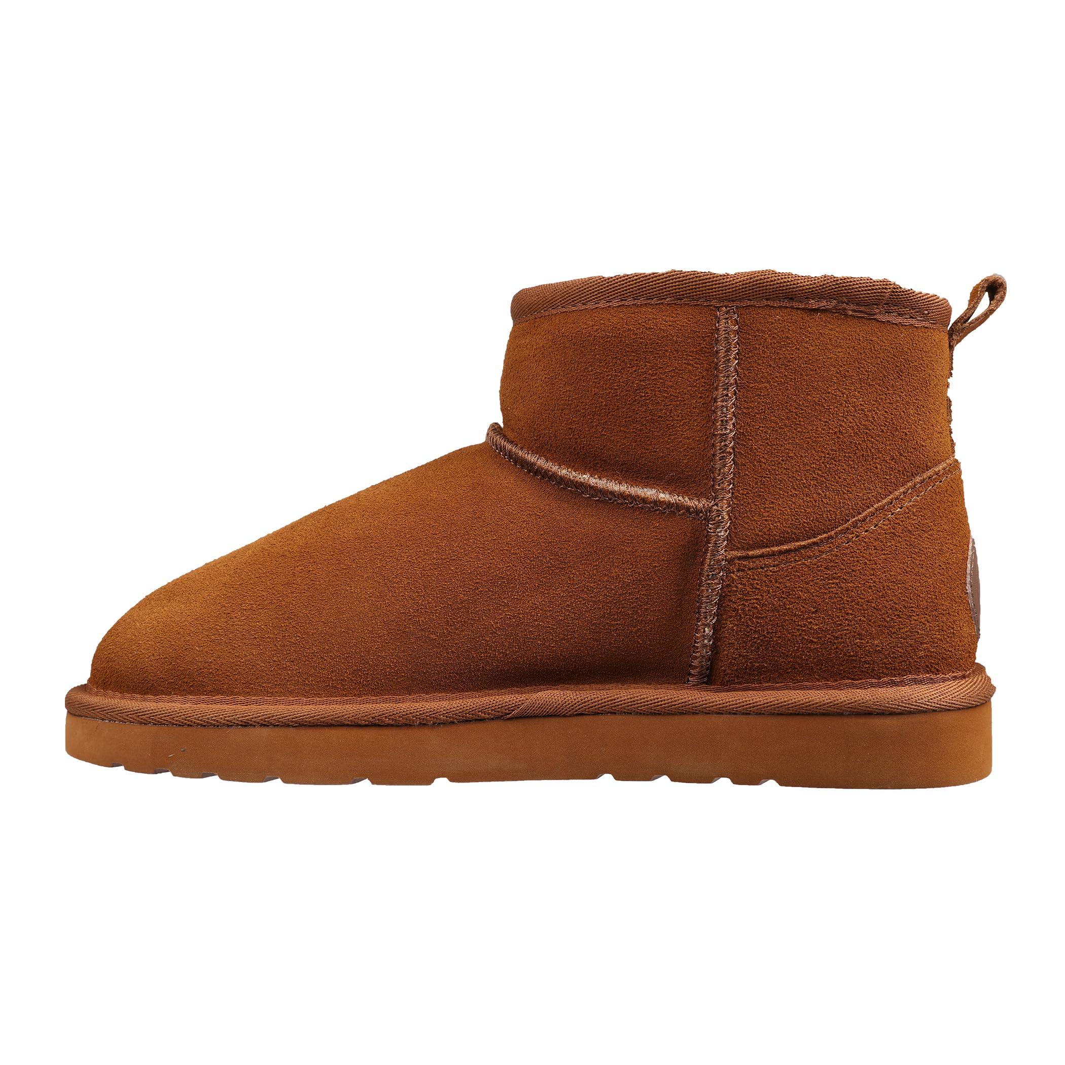 Lamo Kora Short Boots for Women -Chic Water resistant Suede Ankle Boots, Ortholite Foam Footbed with Removable Australian Sheepskin, NeverWet Stain Protection - Winter Footwear - Image 3